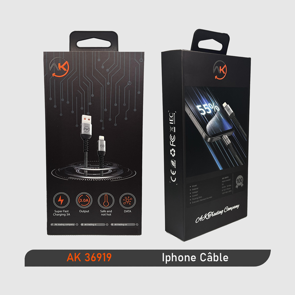 CABLE 1M USB IPHONE — photo 2