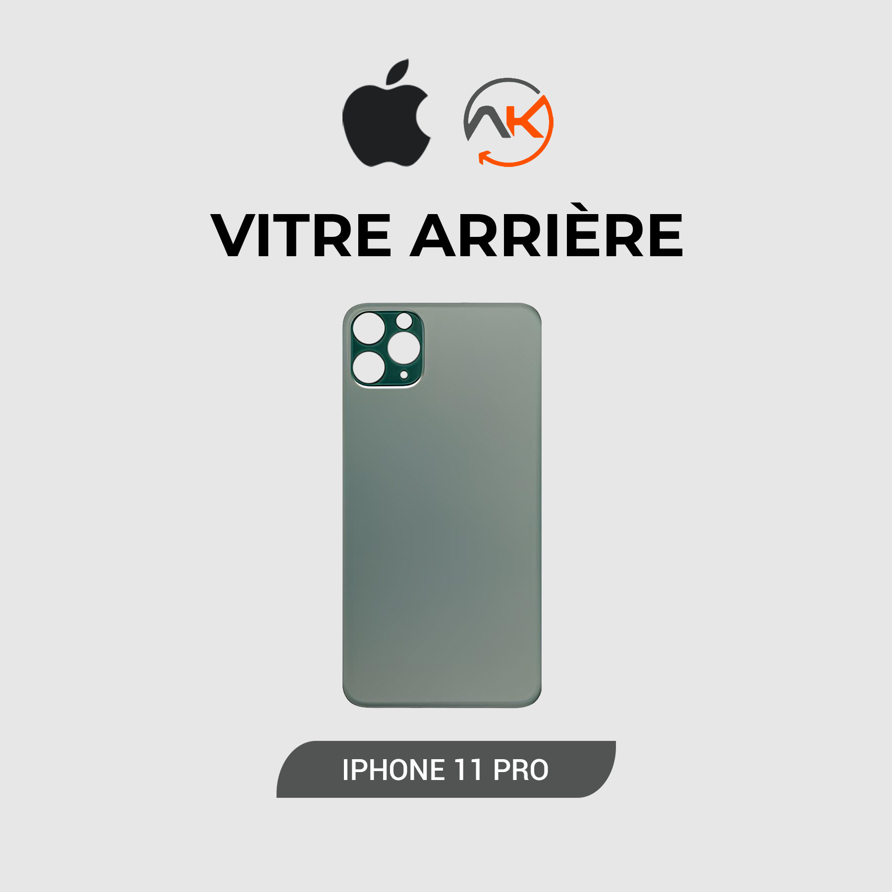 Back Glass Iphone 11 Pro