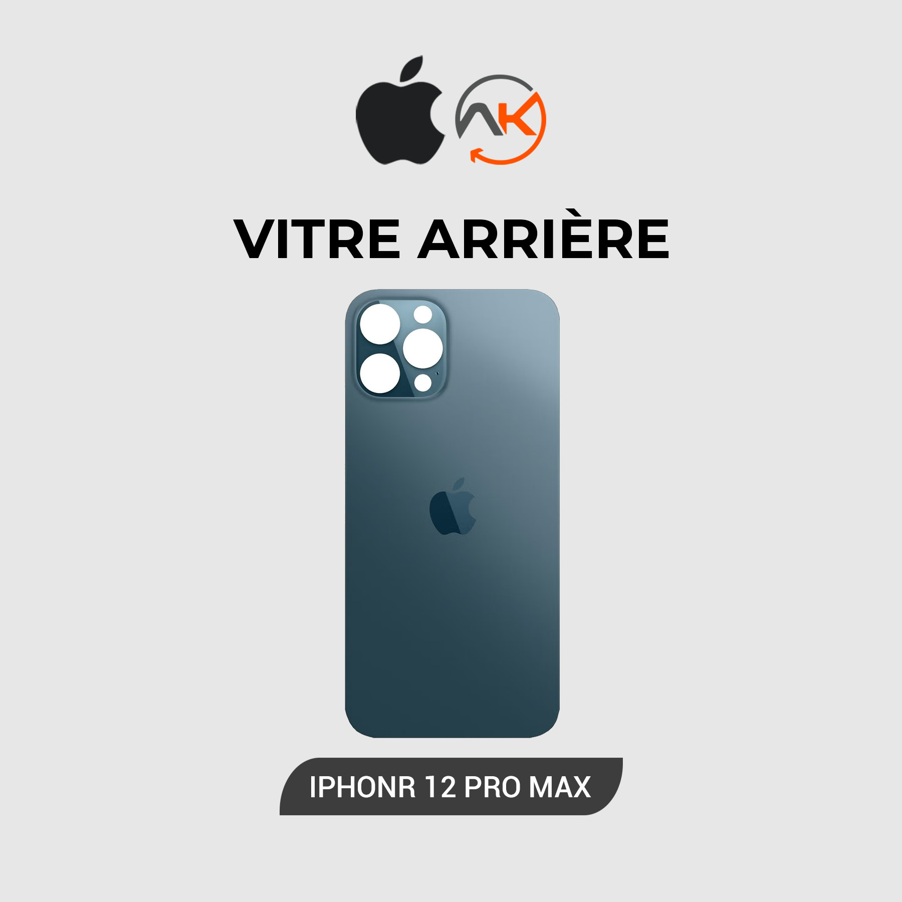 Back Glass Iphone 12 Pro Max