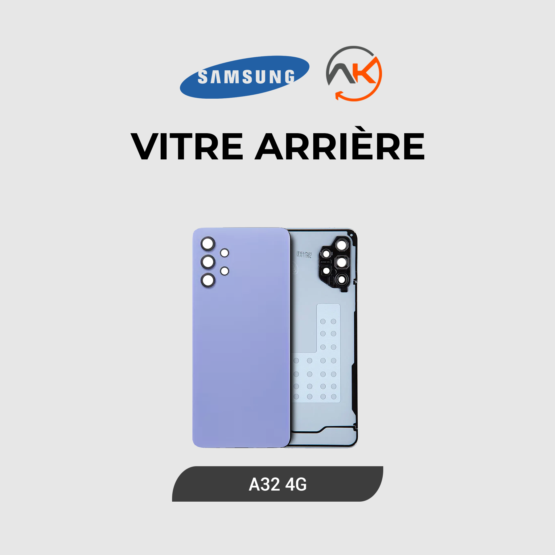 Back Glass Galaxy A32 (4G)
