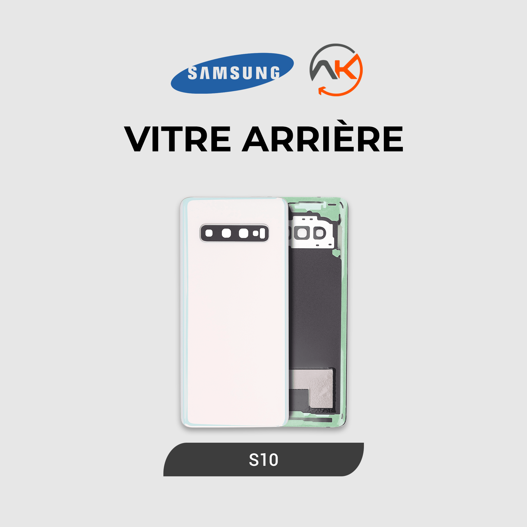 Back Glass Galaxy S10 (4G)