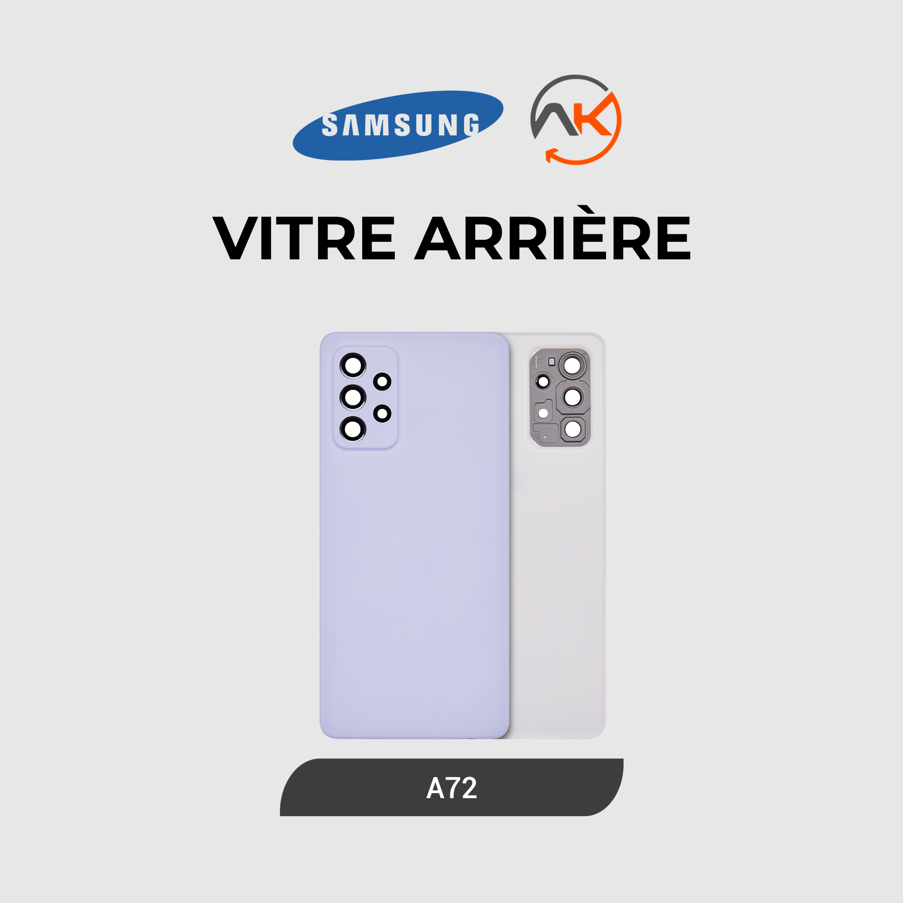 Back Glass Galaxy A72