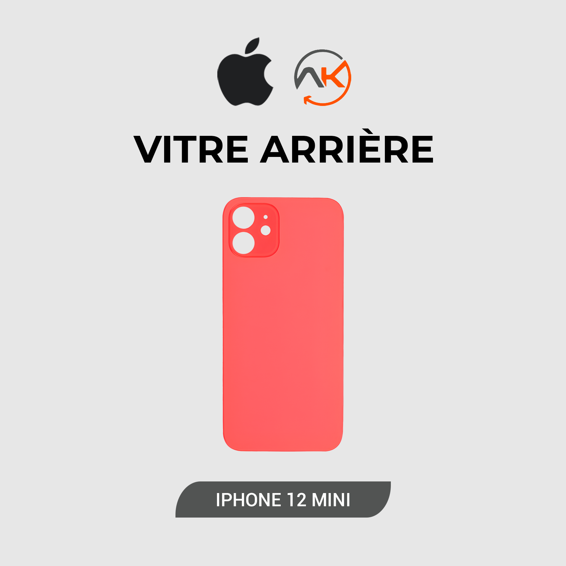 Back Glass Iphone 12 Mini