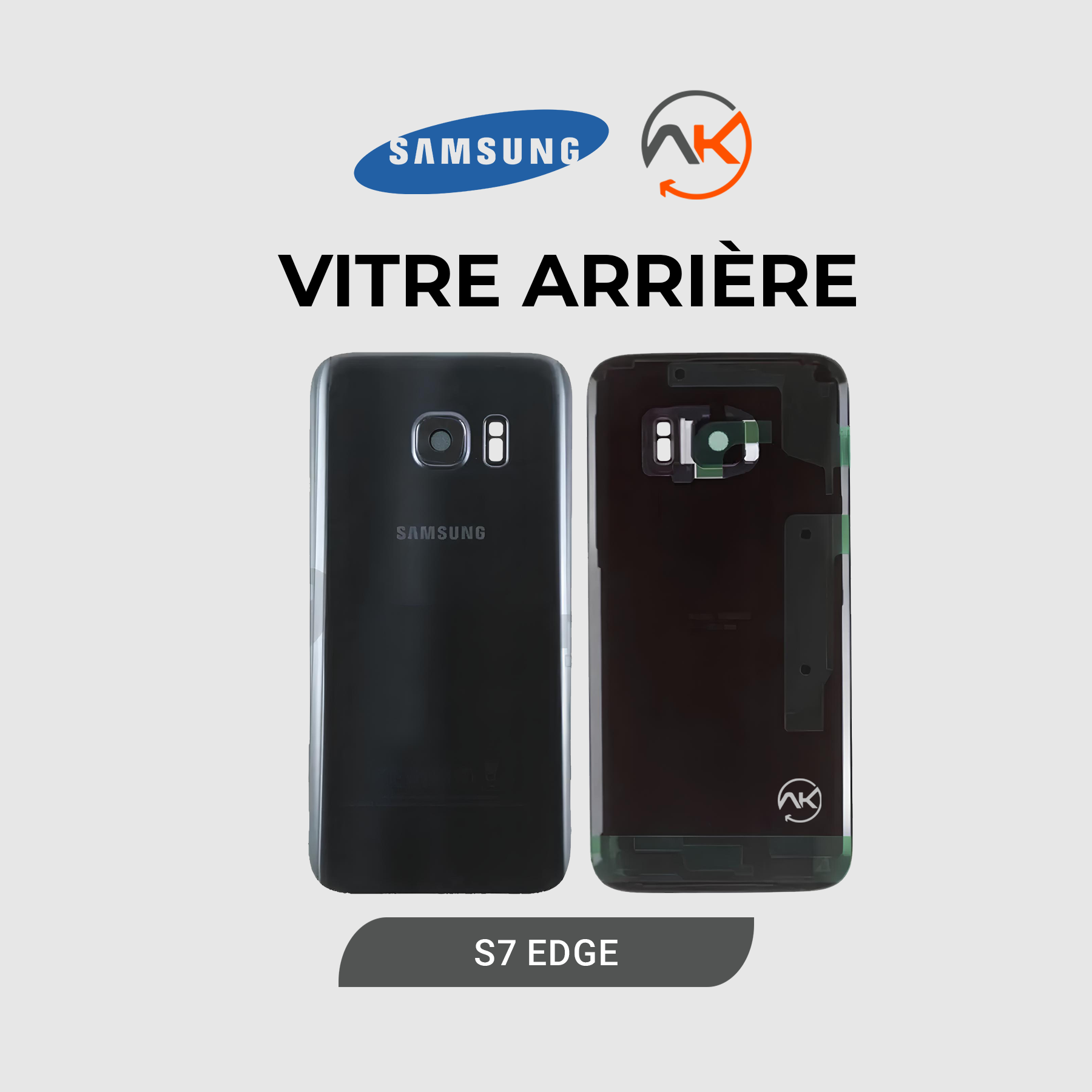 Back Glass Galaxy S7 Edge