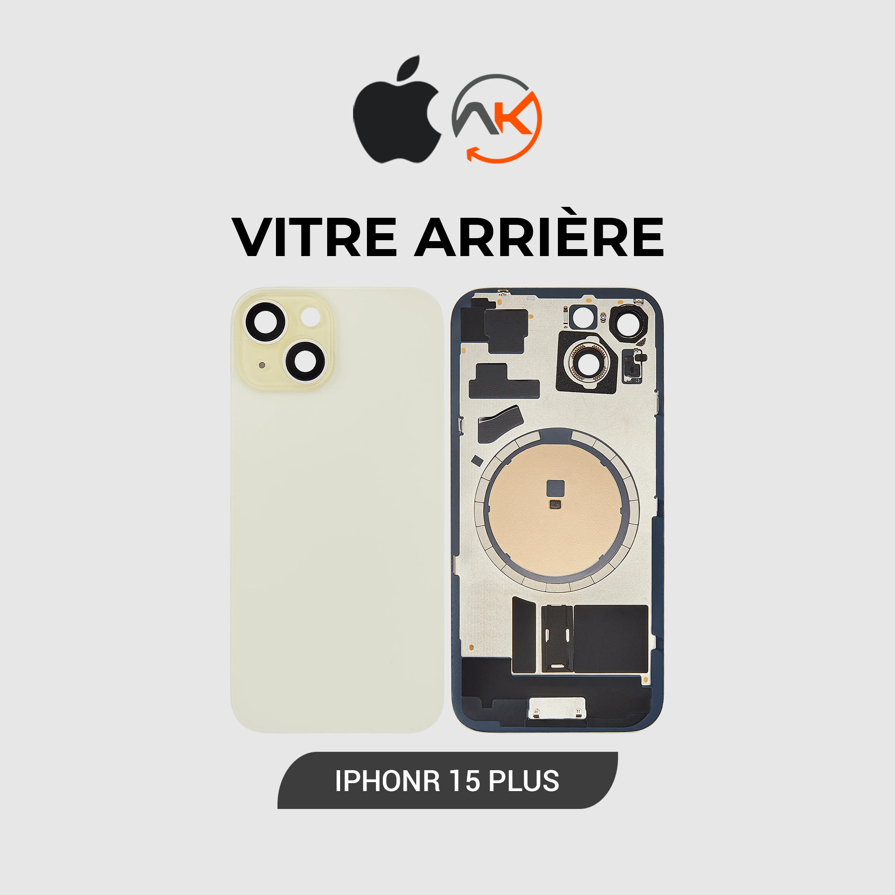 Back Glass Iphone 15 Plus