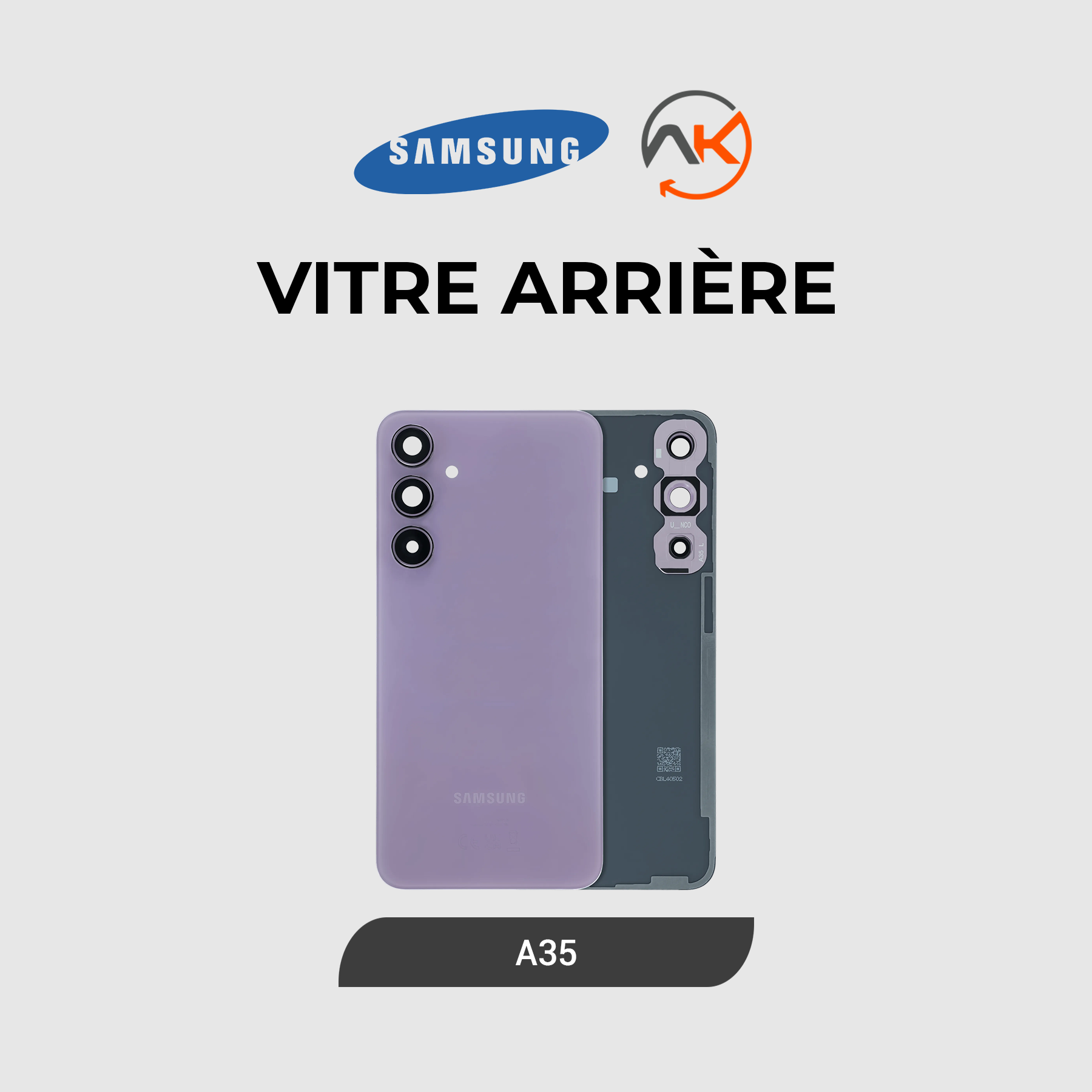 Back Glass Galaxy A35