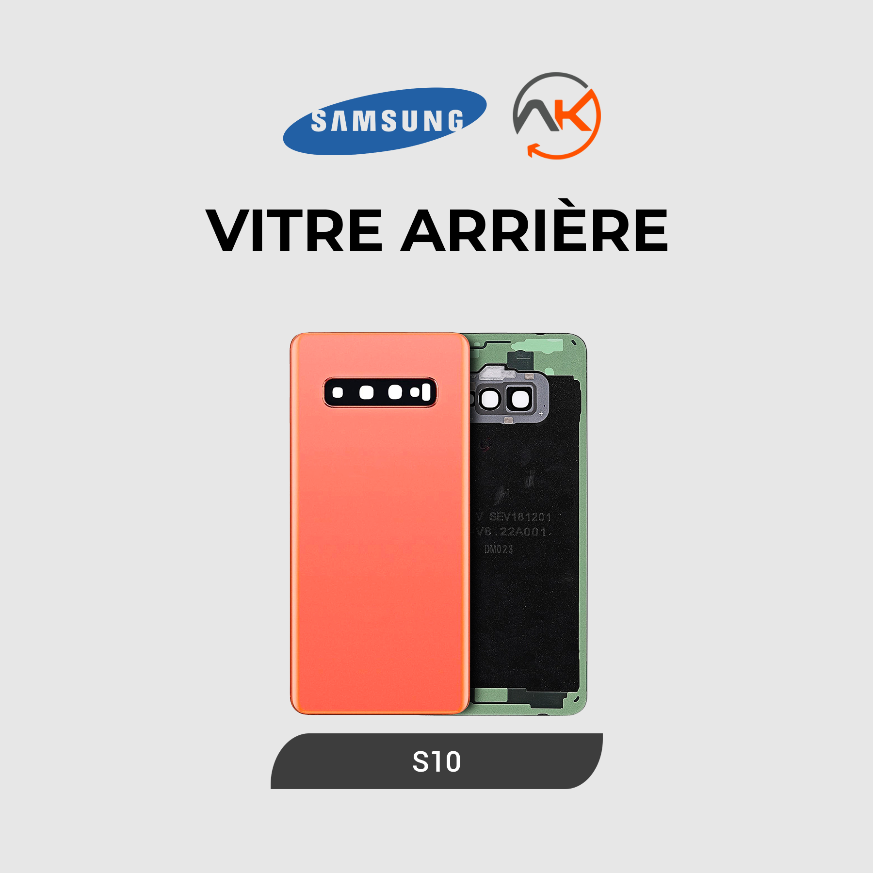 Back Glass Galaxy S10 (4G)