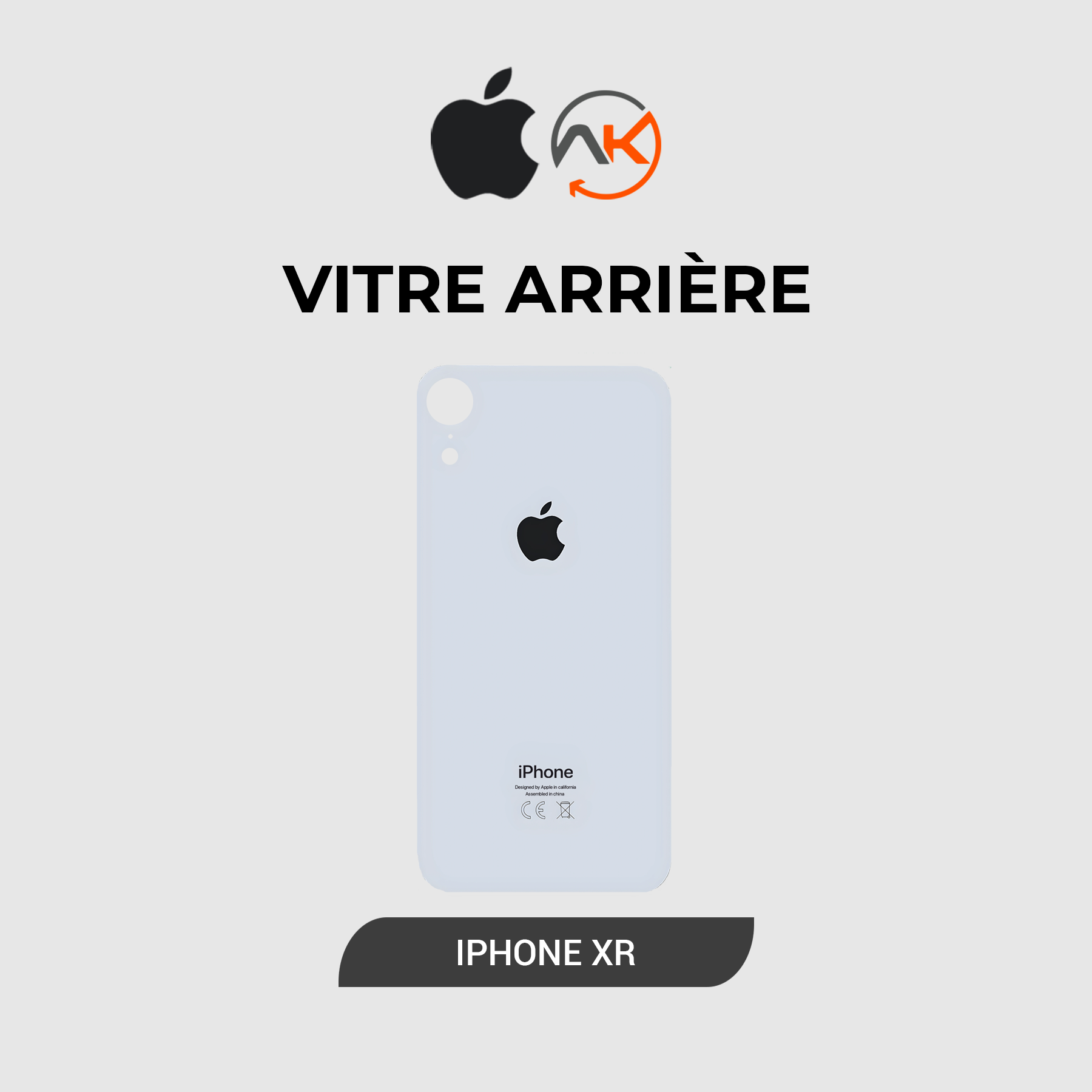 Back Glass Iphone XR