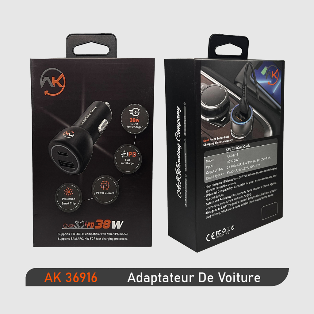 CAR ADAPTER 20W.18W USB+PD — photo 2