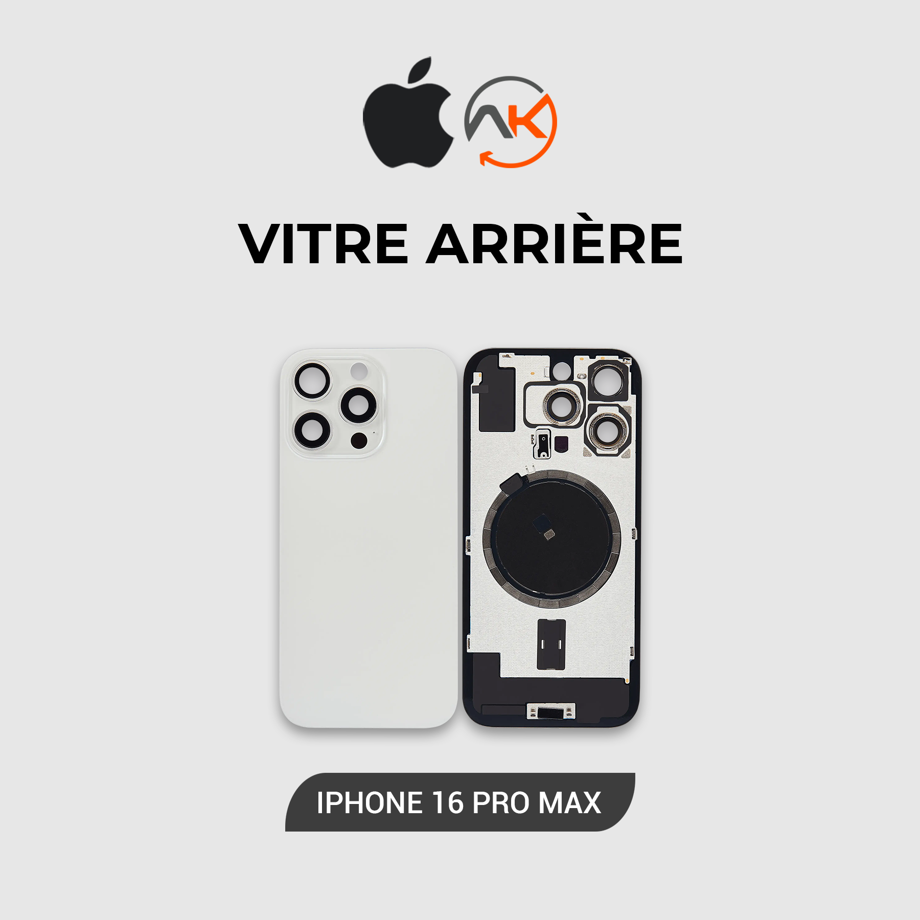 Back Glass Iphone 16 Pro Max