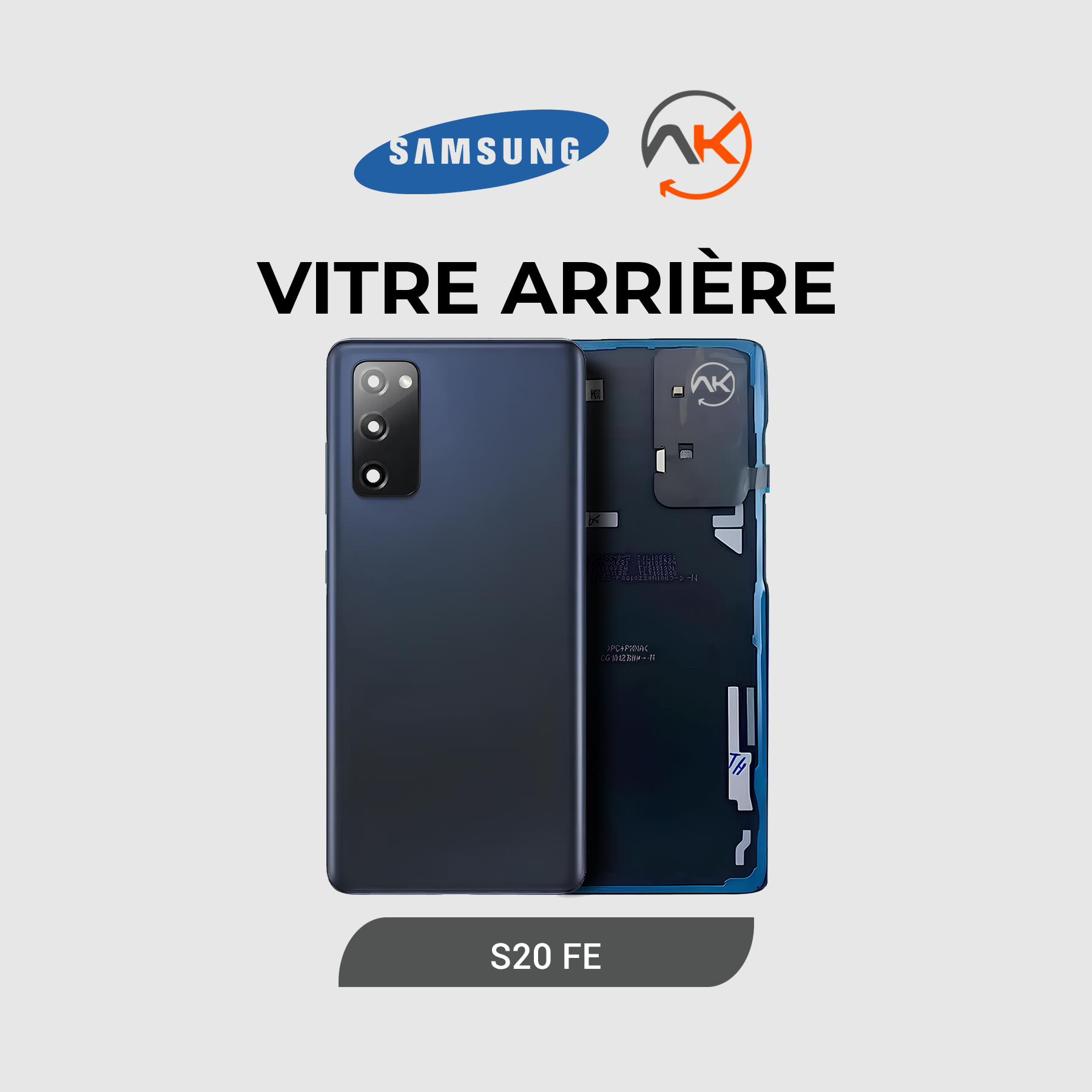 Back Glass Galaxy S20 FE