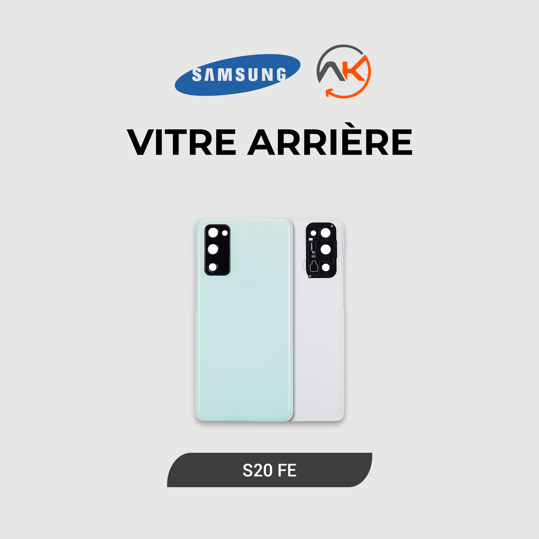 Back Glass Galaxy S20 FE