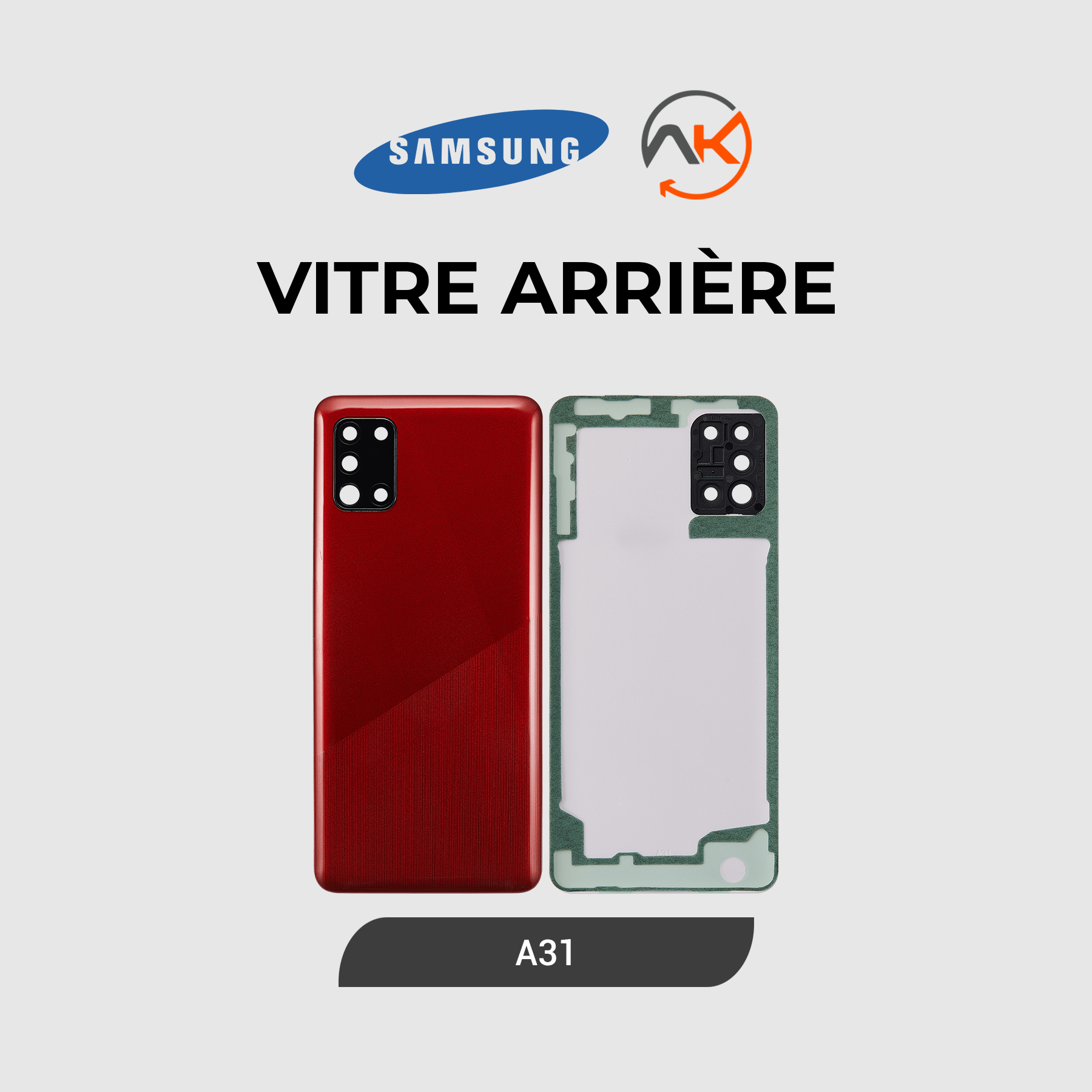 Back Glass Galaxy A31