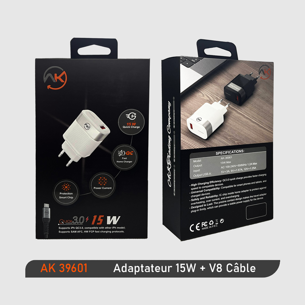 ADAPTER+CABLE 15W USB-V8 — photo 2