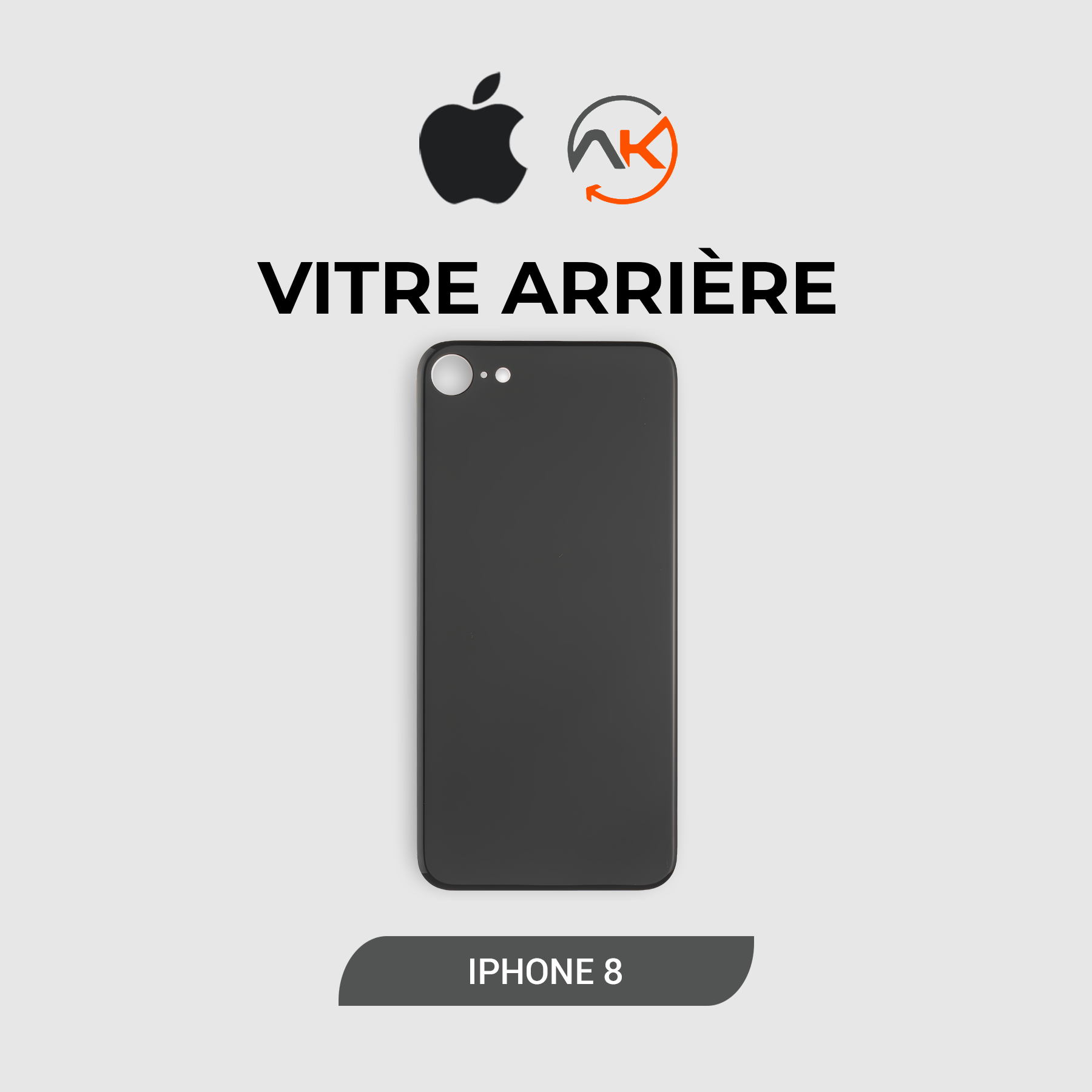 Back Glass Iphone 8G