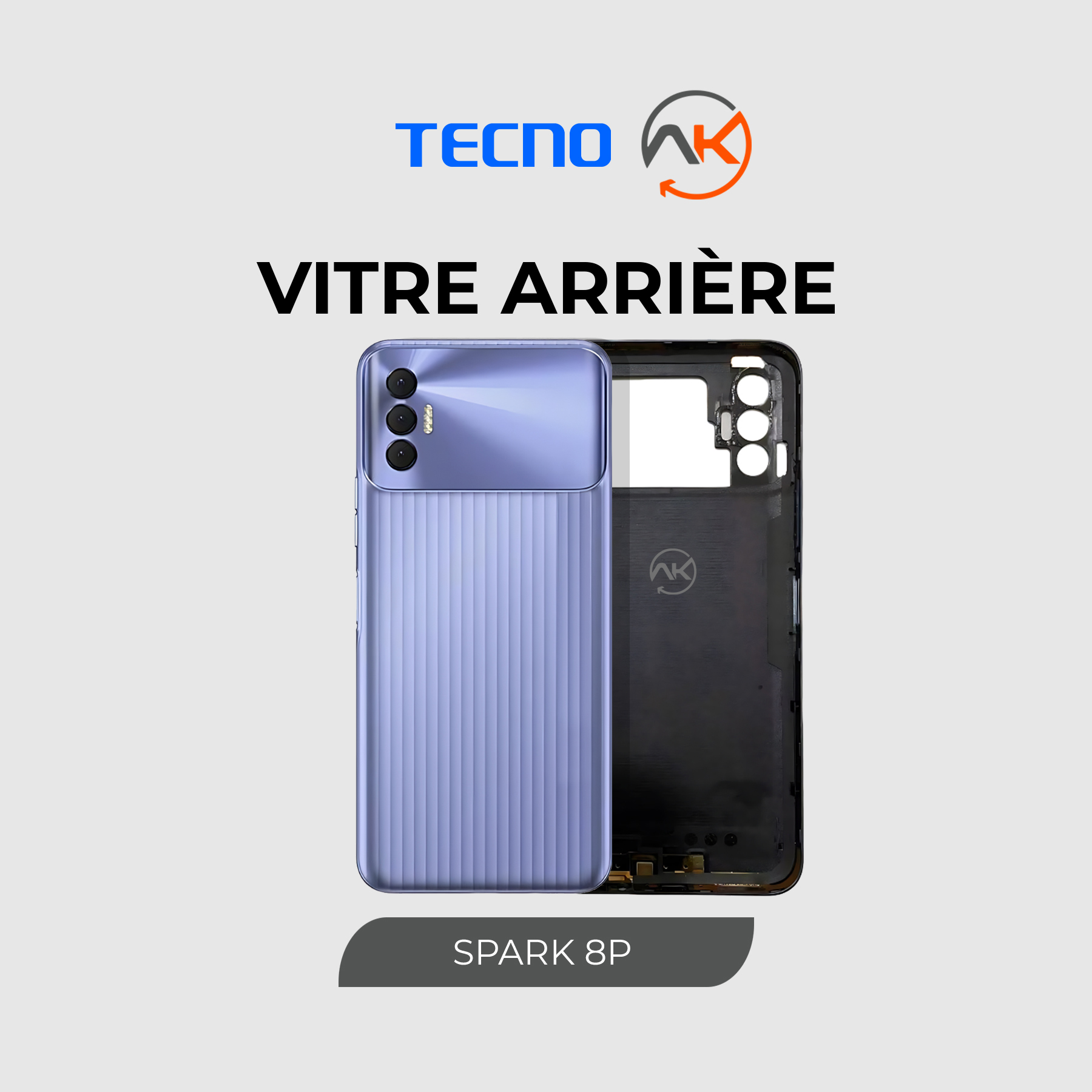 Housing Tecno Spark 8P