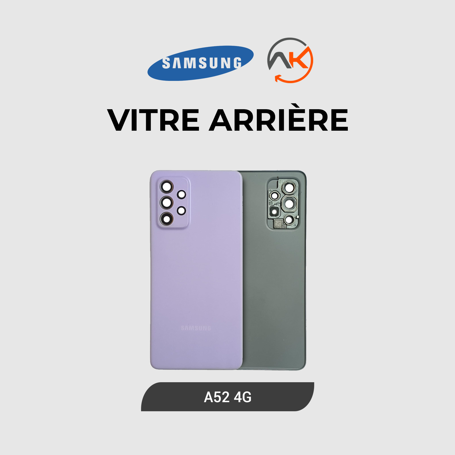 Back Glass Galaxy A52