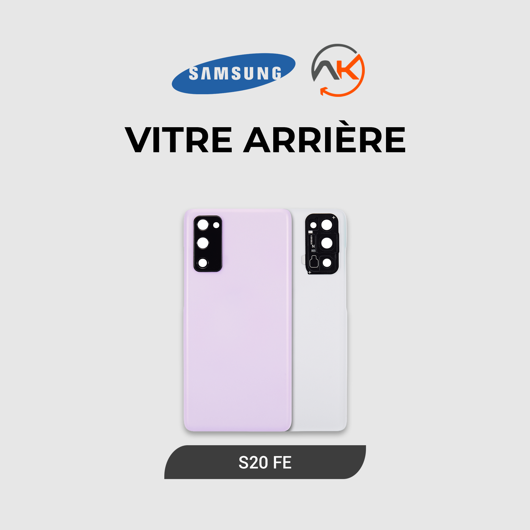 Back Glass Galaxy S20 FE