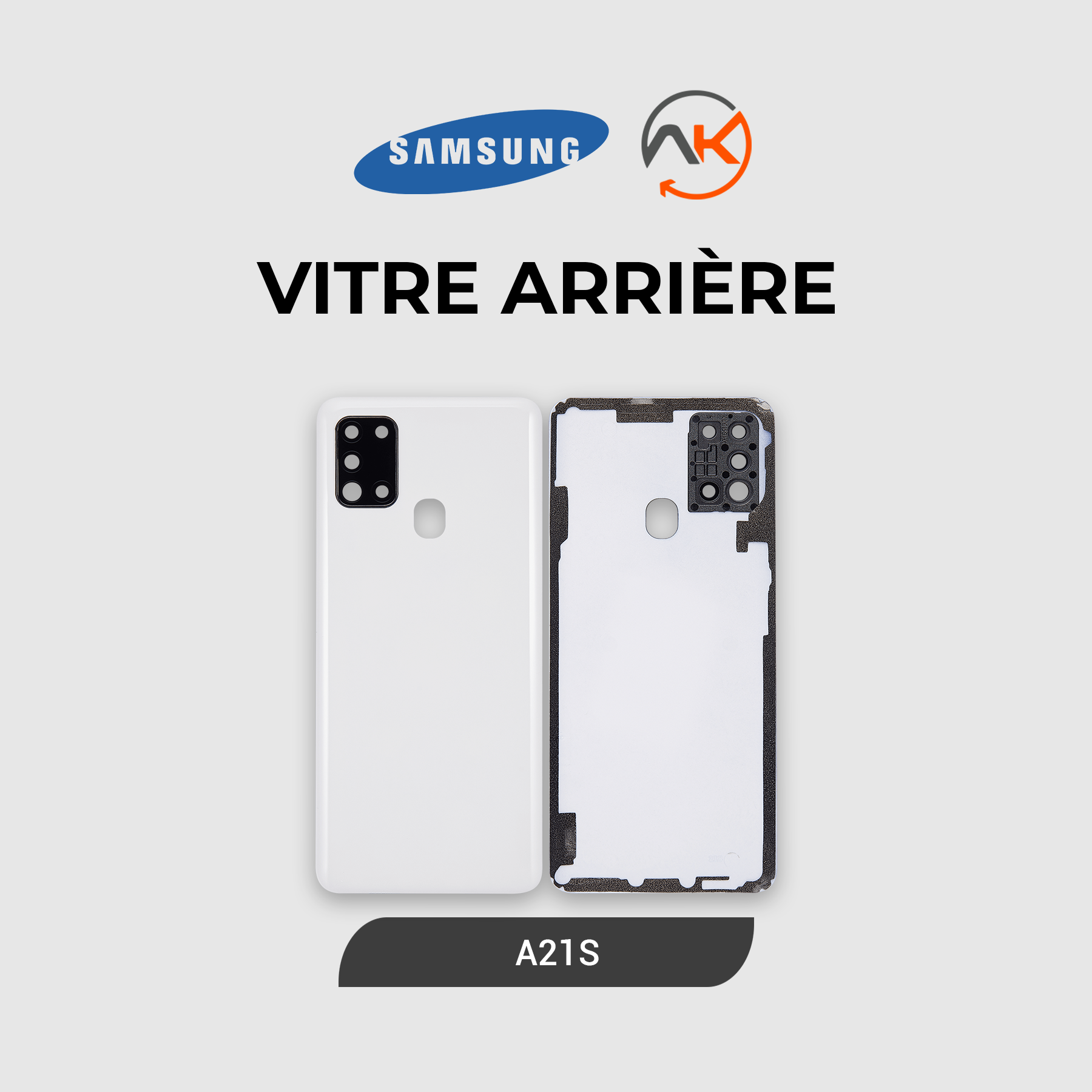 Back Glass Galaxy A21S