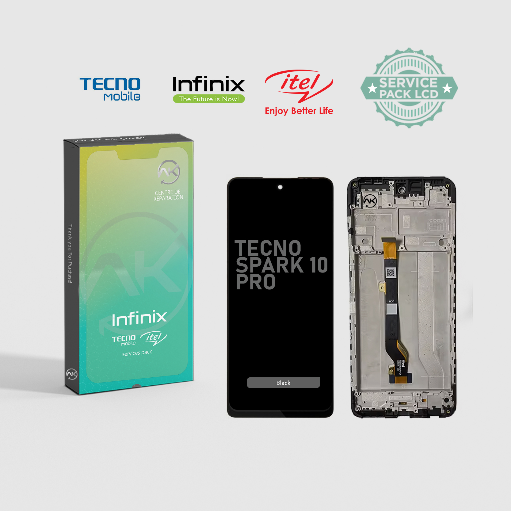 Screen Tecno Spark 10 pro