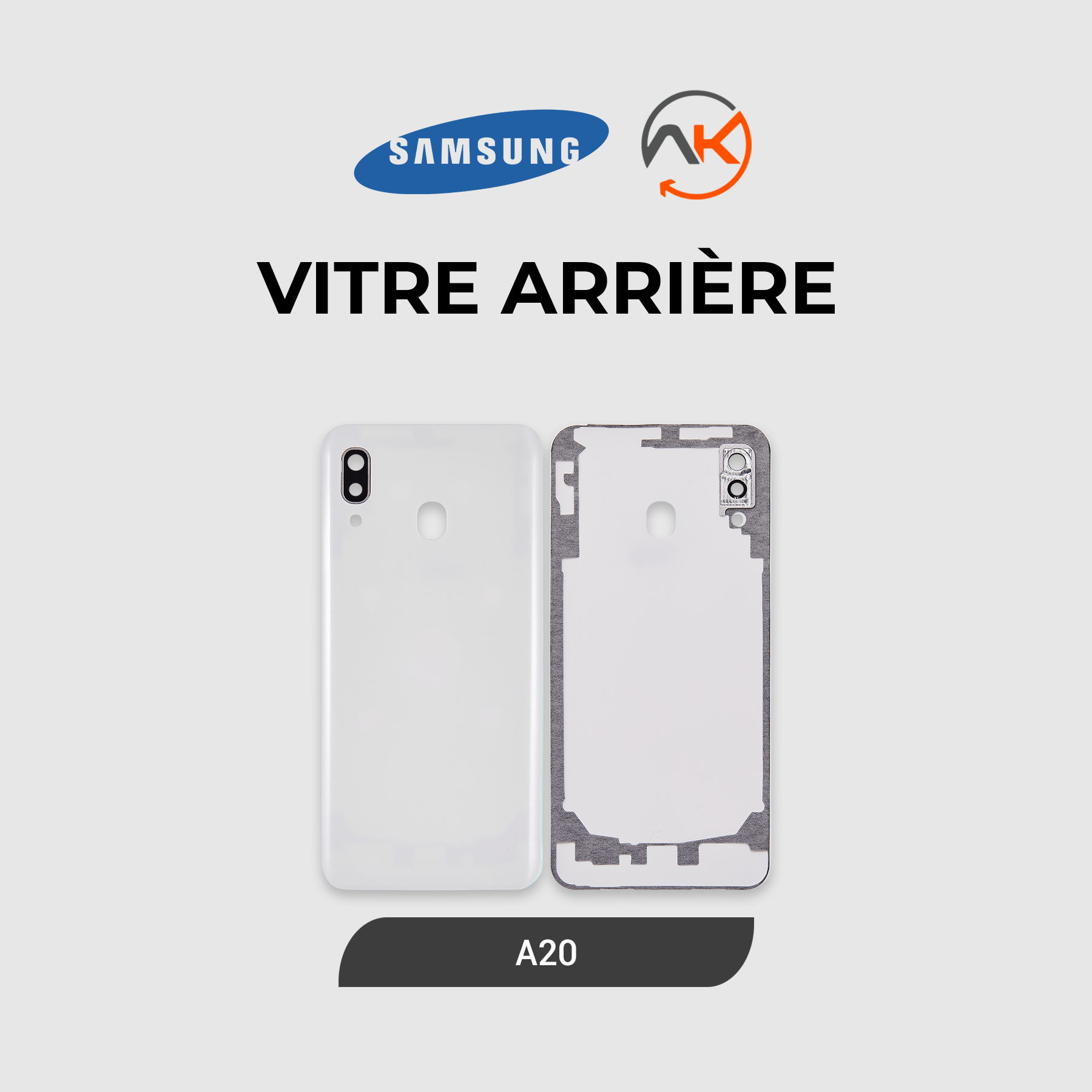 Back Glass Galaxy A20