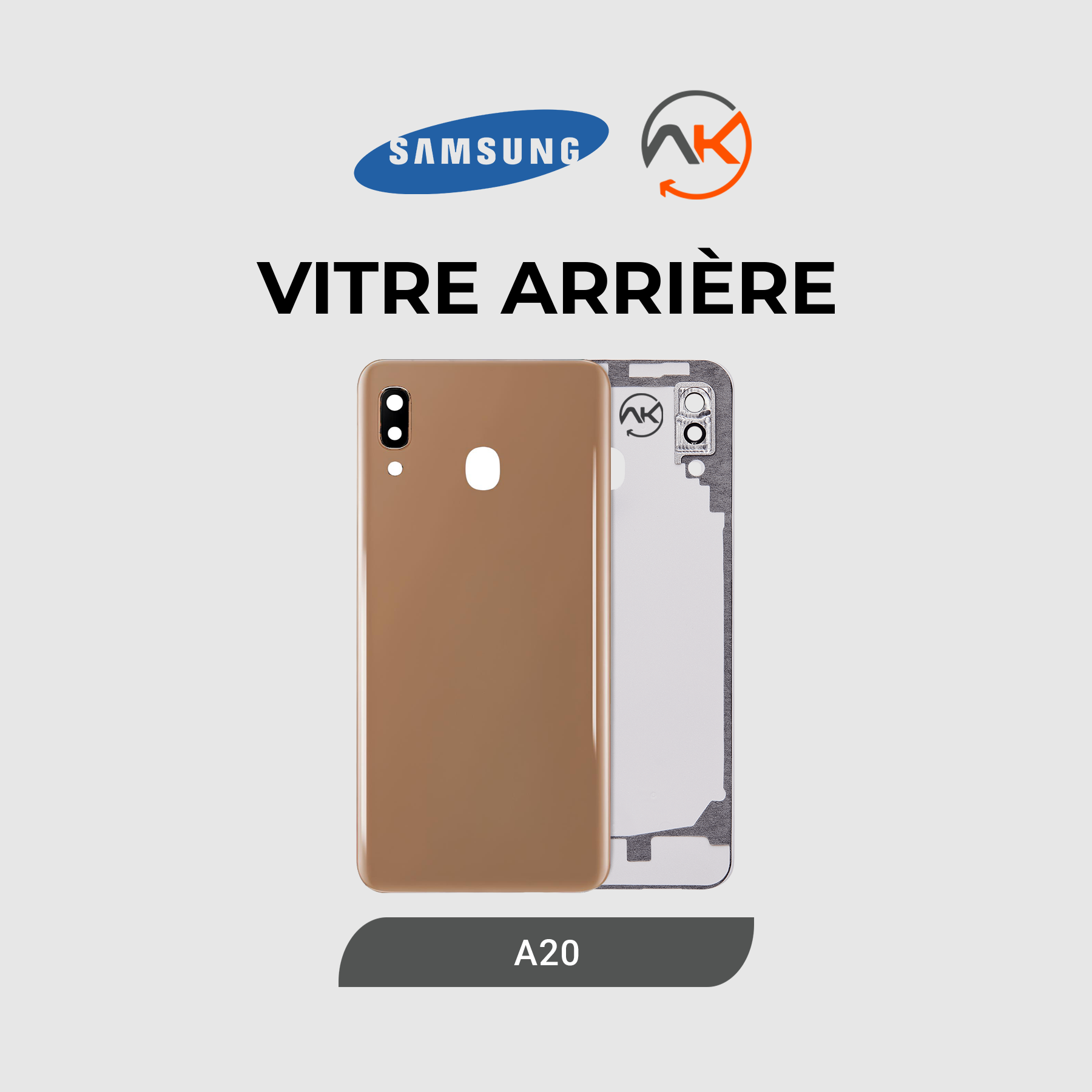 Back Glass Galaxy A20