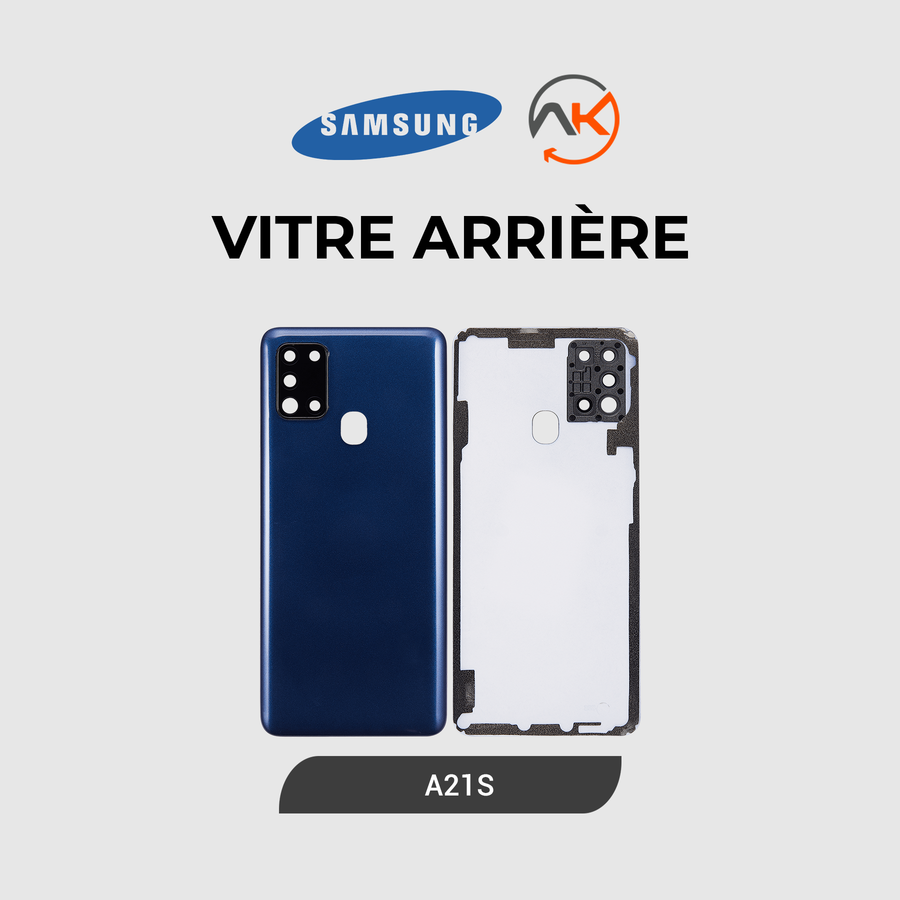 Back Glass Galaxy A21S