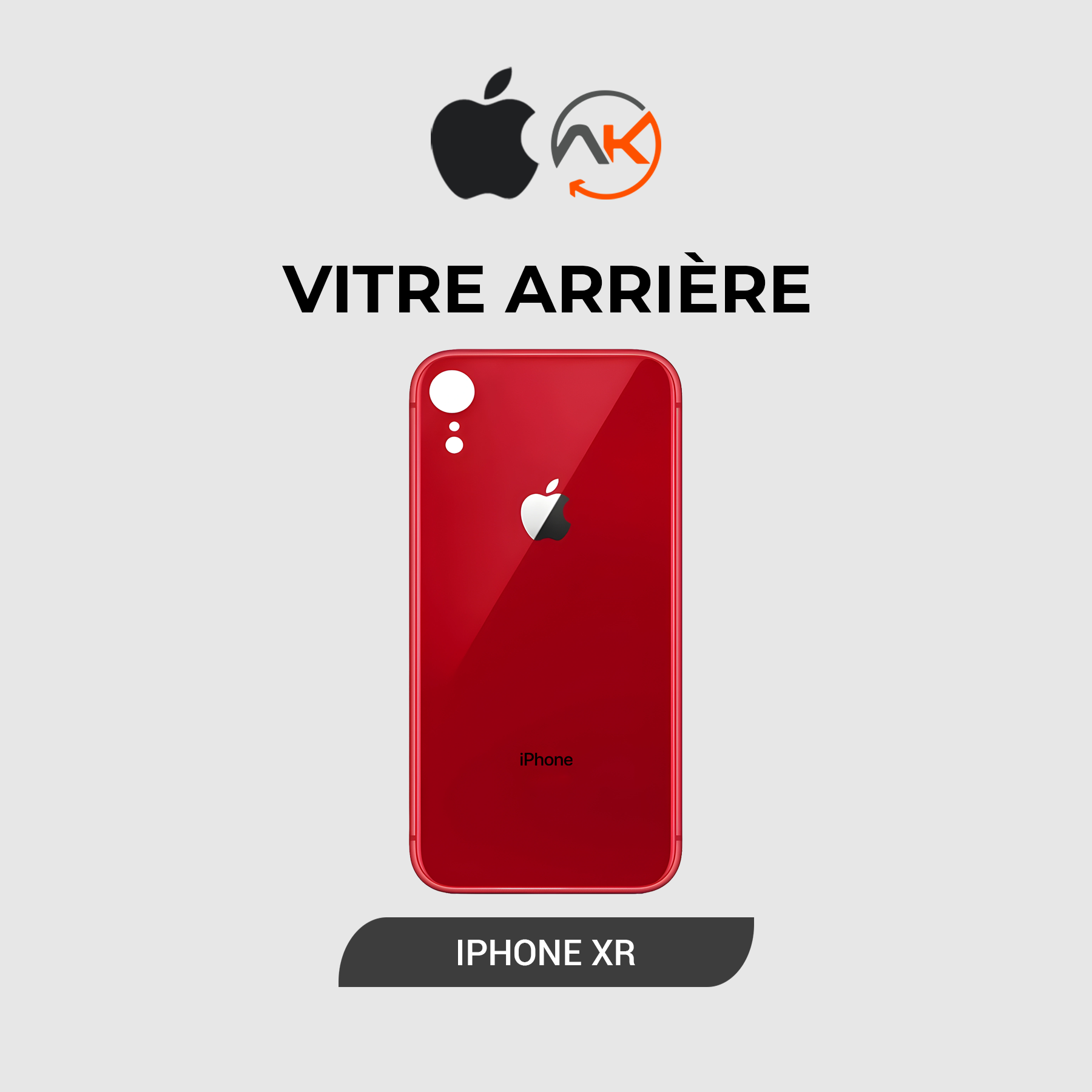 Back Glass Iphone XR