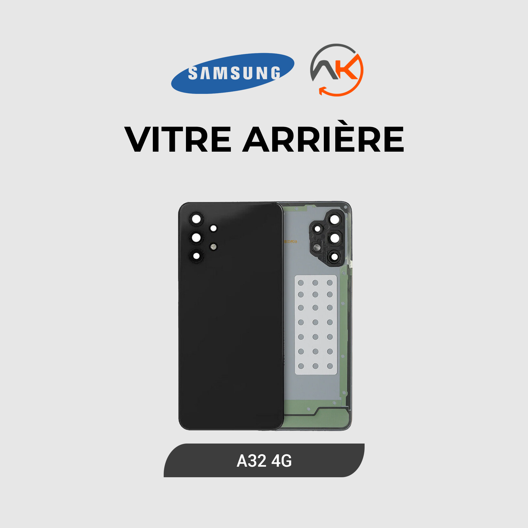 Back Glass Galaxy A32 (4G)