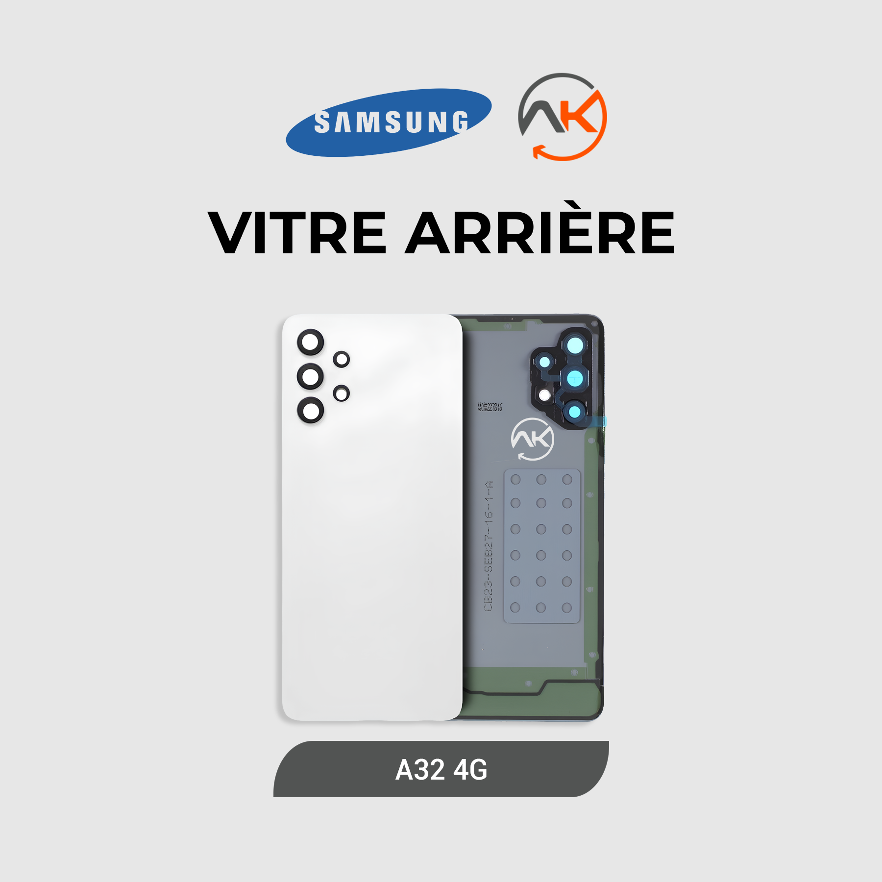 Back Glass Galaxy A32 (4G)