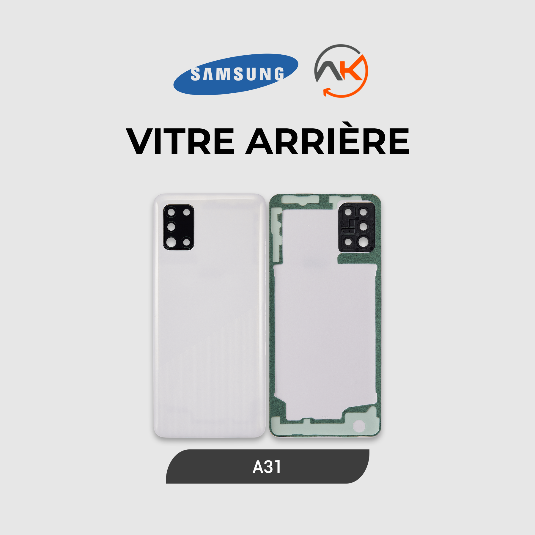Back Glass Galaxy A31