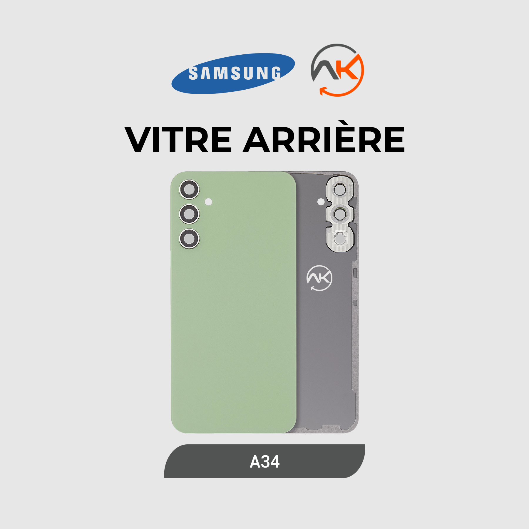 Back Glass Galaxy A34