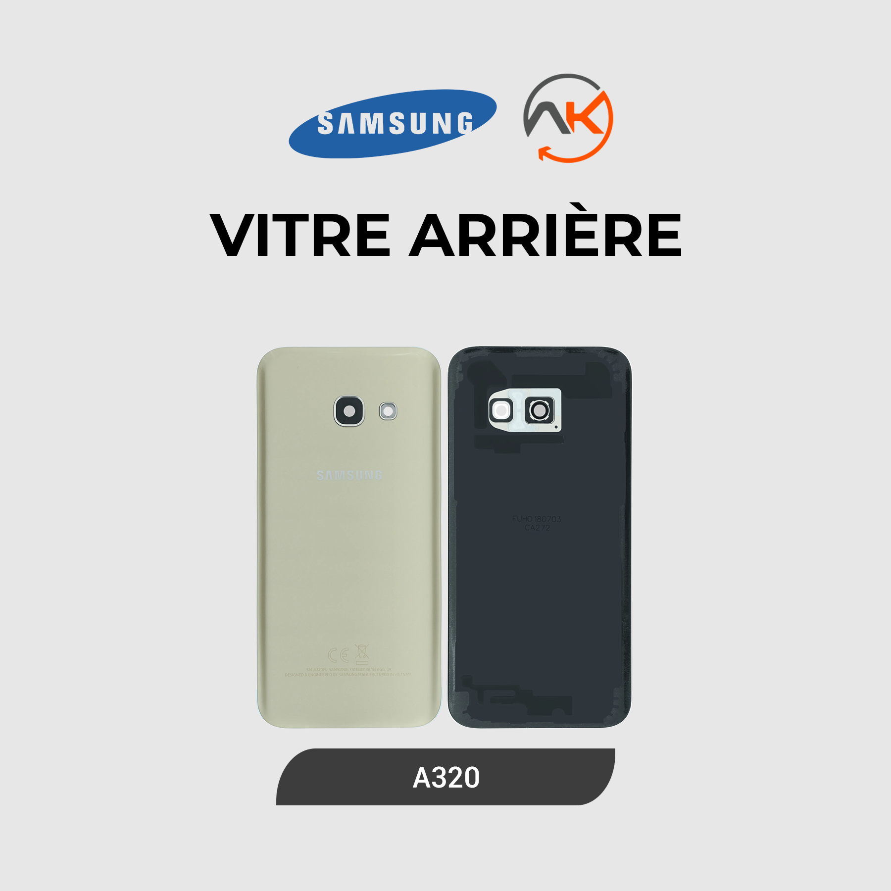 Back Glass Galaxy A320