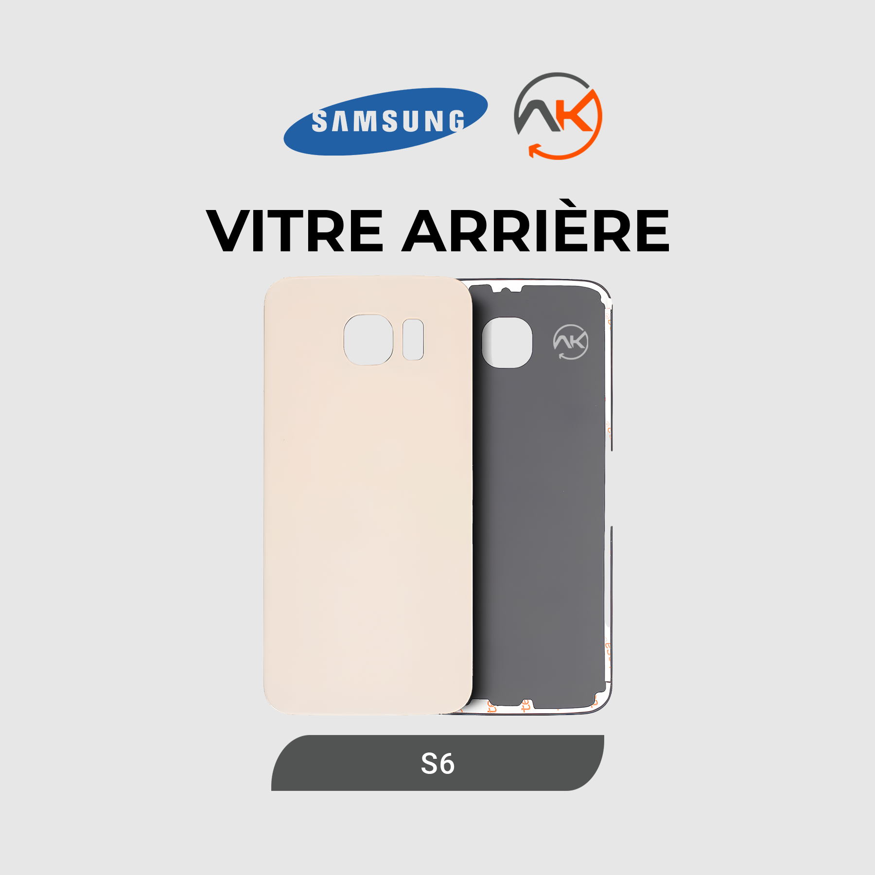 Back Glass Galaxy S6