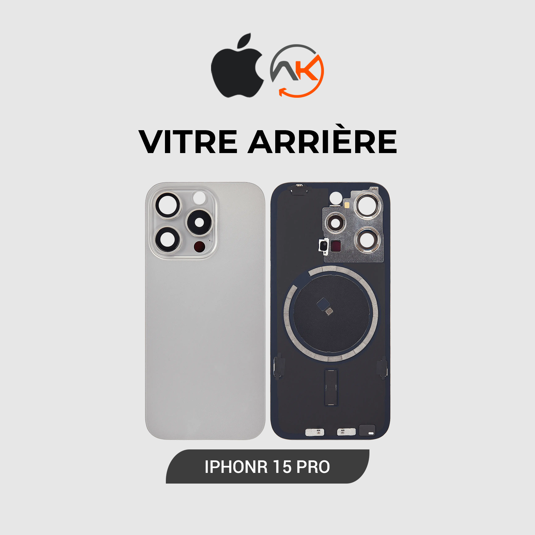 Back Glass Iphone 15 Pro