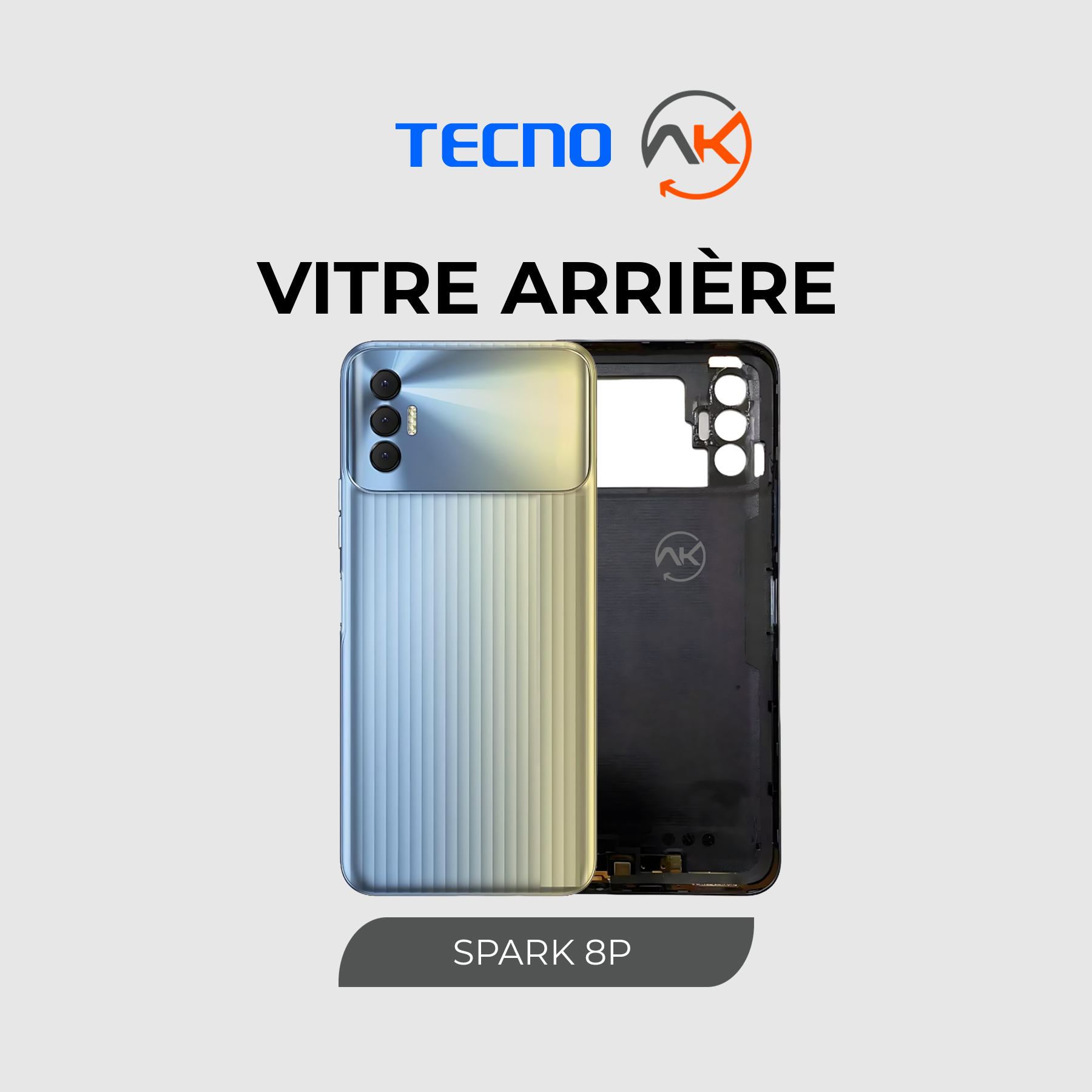Housing Tecno Spark 8P