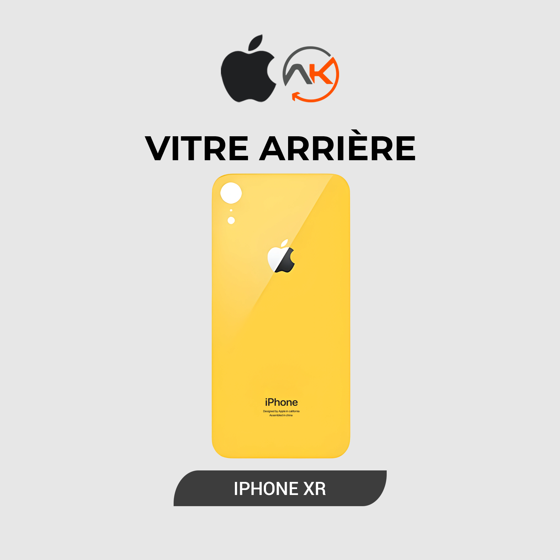 Back Glass Iphone XR