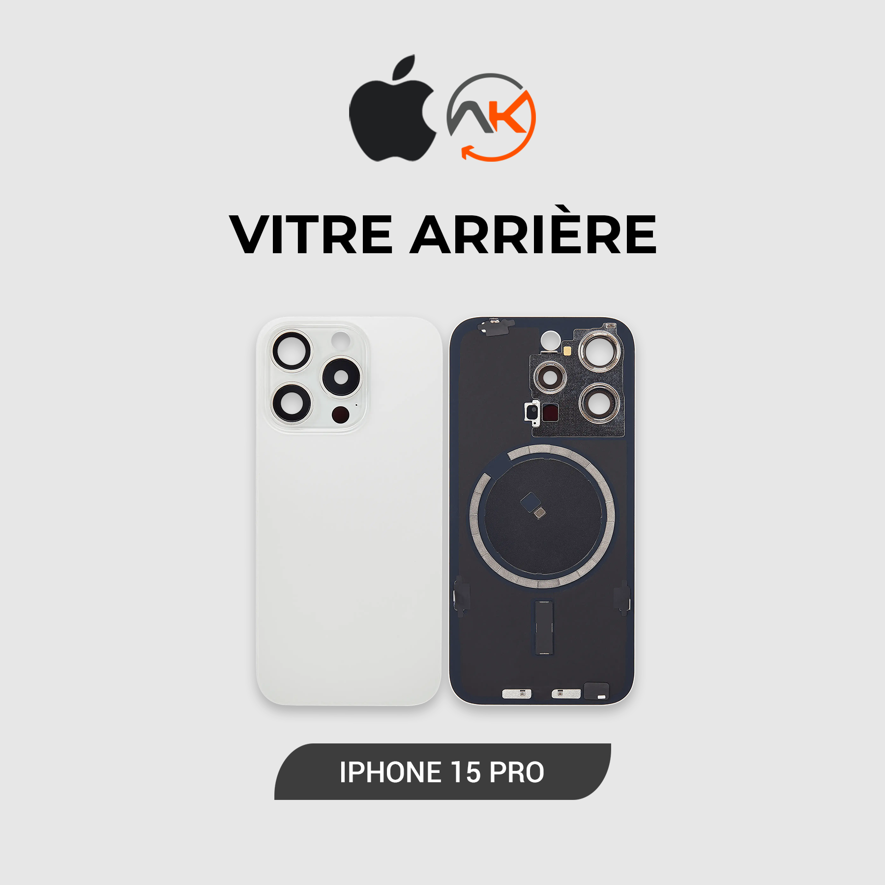Back Glass Iphone 15 Pro