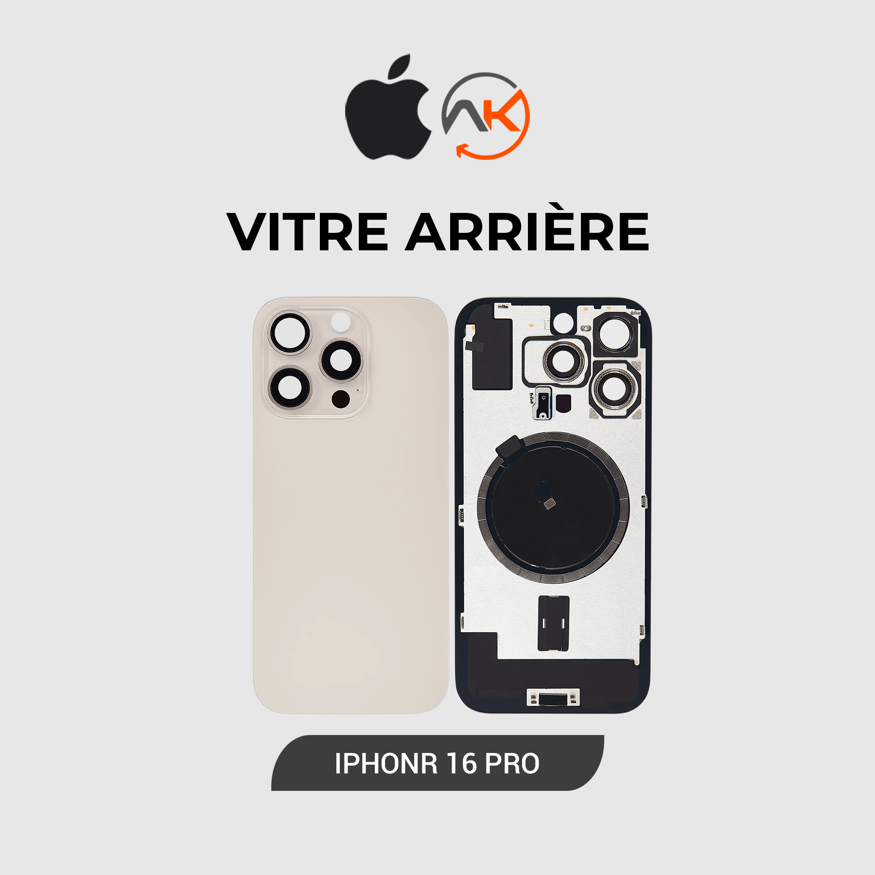 Back Glass Iphone 16 Pro
