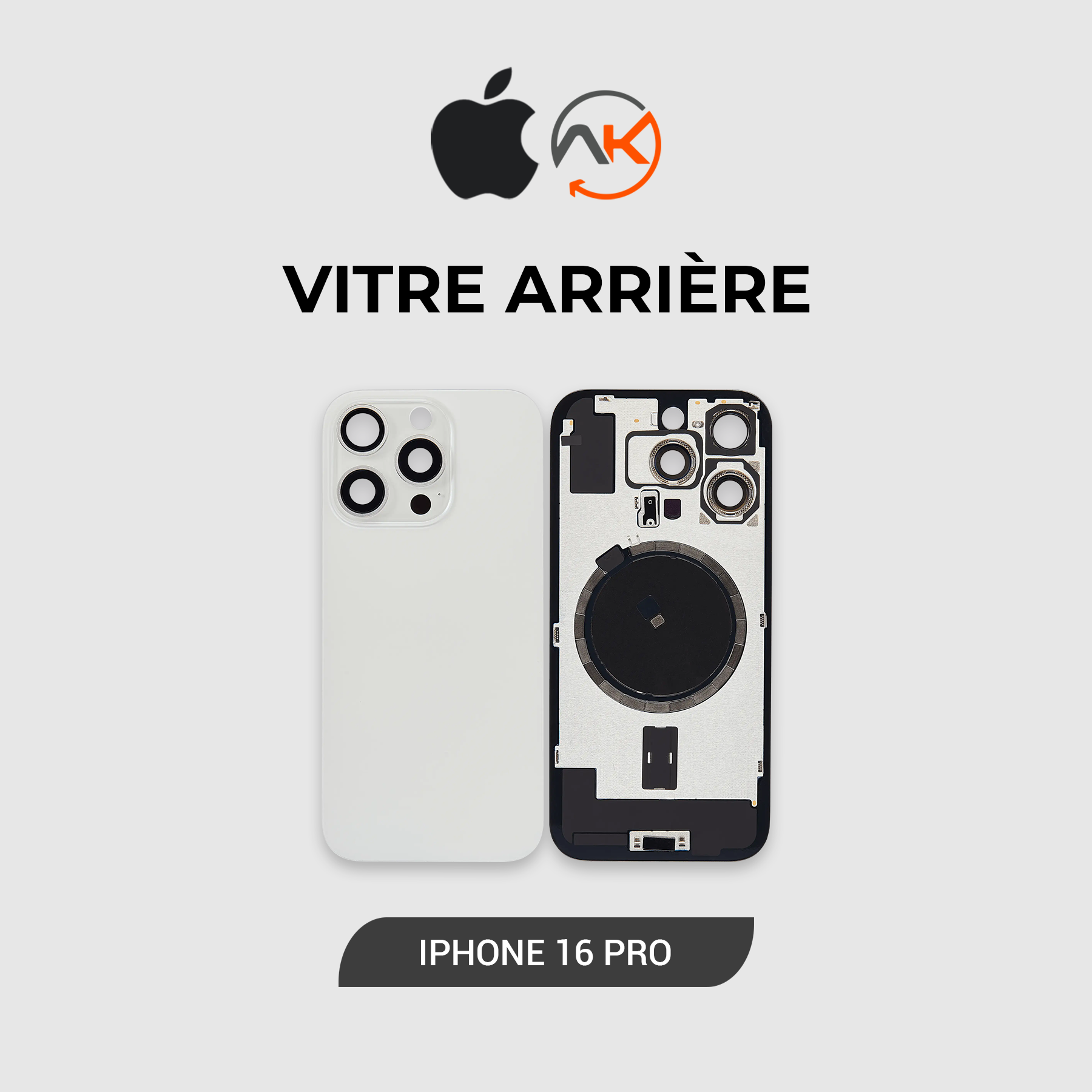 Back Glass Iphone 16 Pro