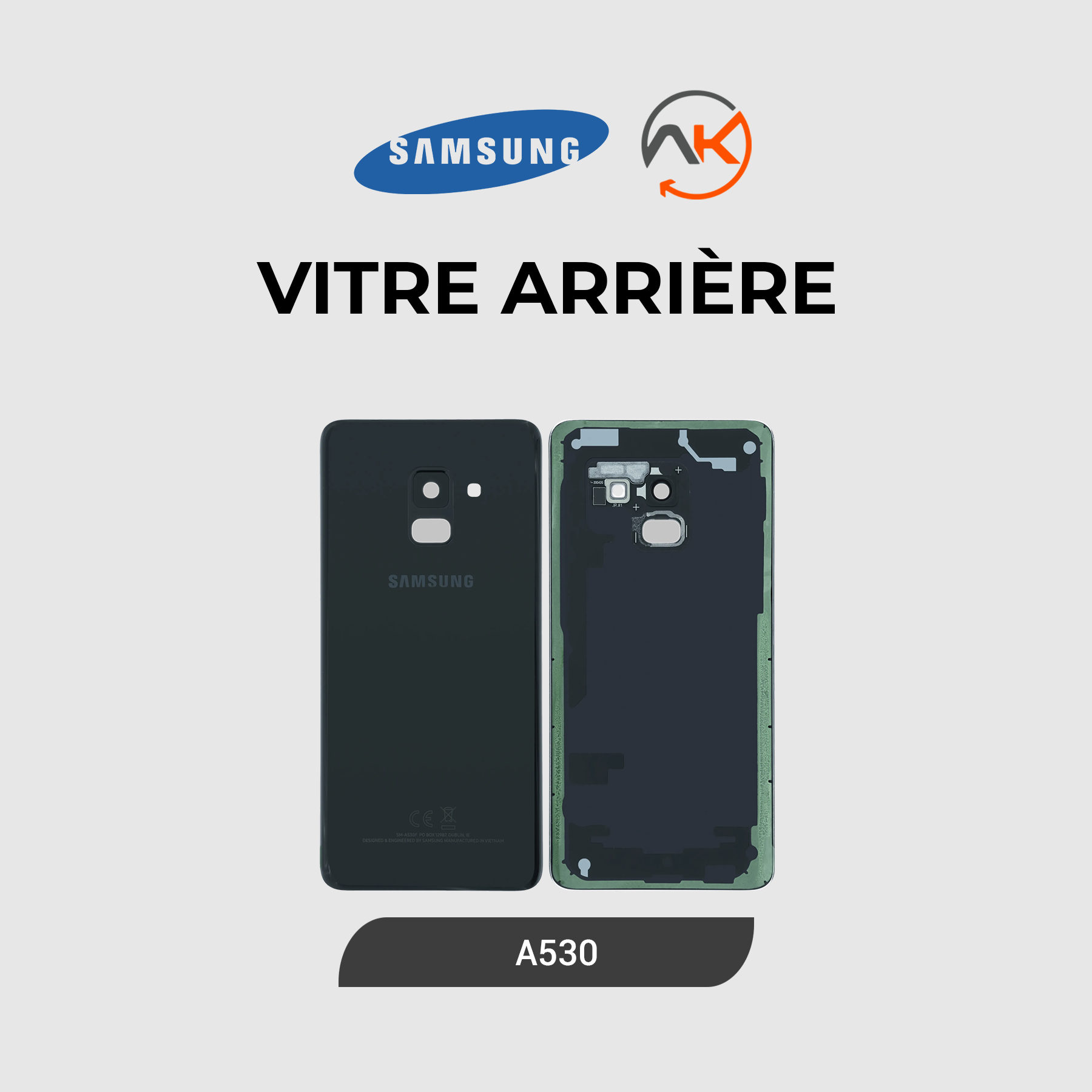 Back Glass Galaxy A530
