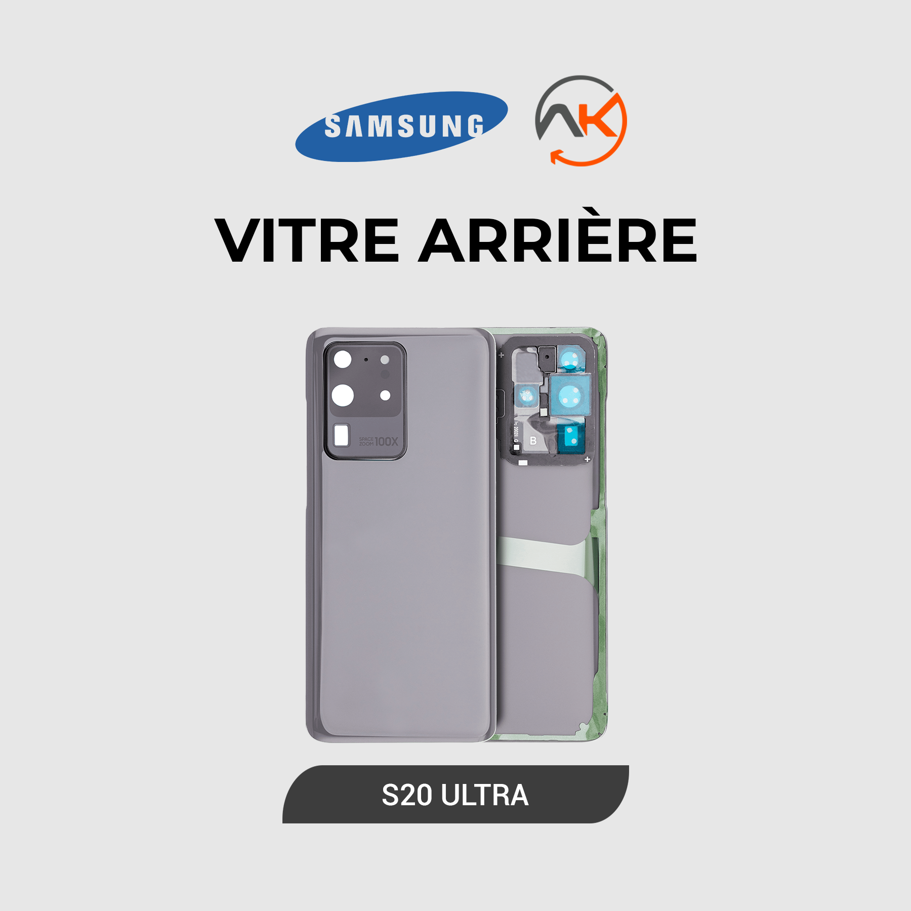 Back Glass Galaxy S20 Ultra