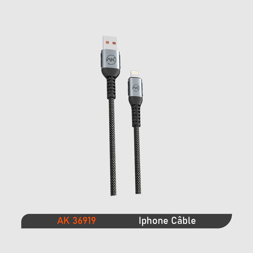 CABLE 1M USB IPHONE