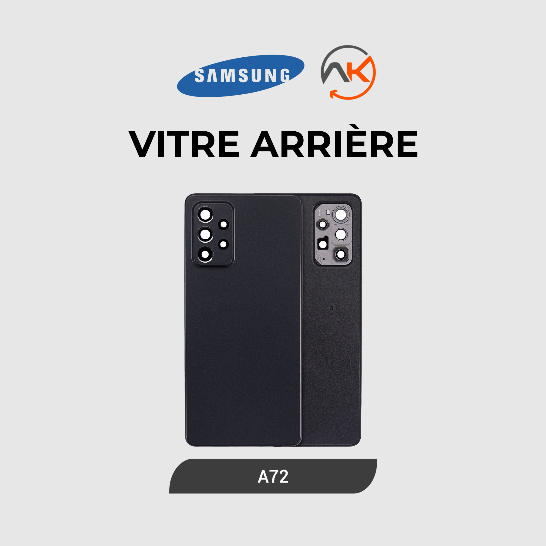Back Glass Galaxy A72