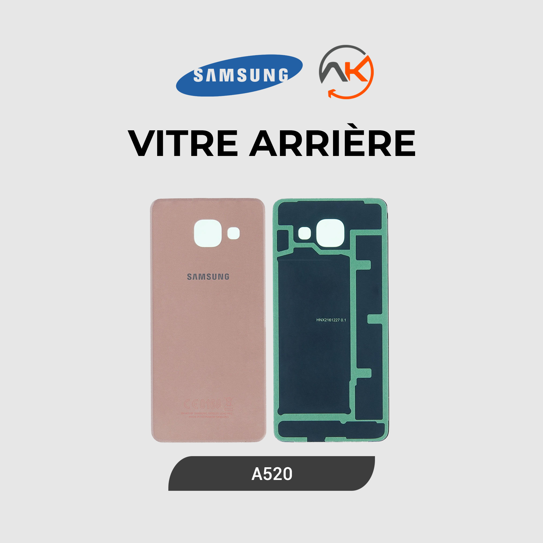 Back Glass Galaxy A520