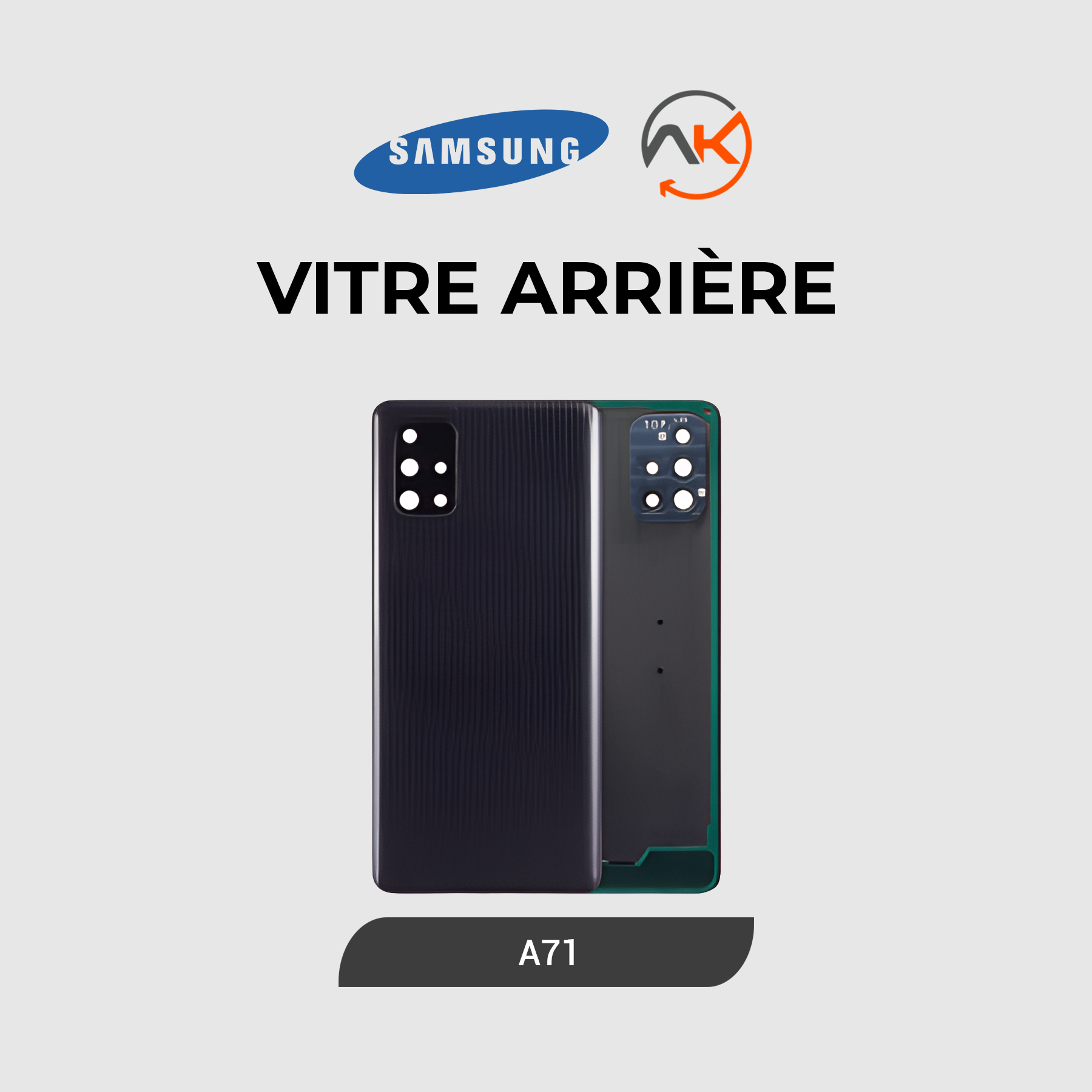 Back Glass Galaxy A71