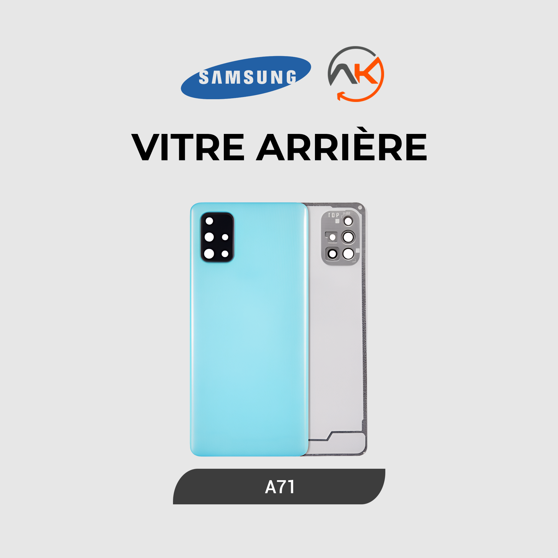 Back Glass Galaxy A71