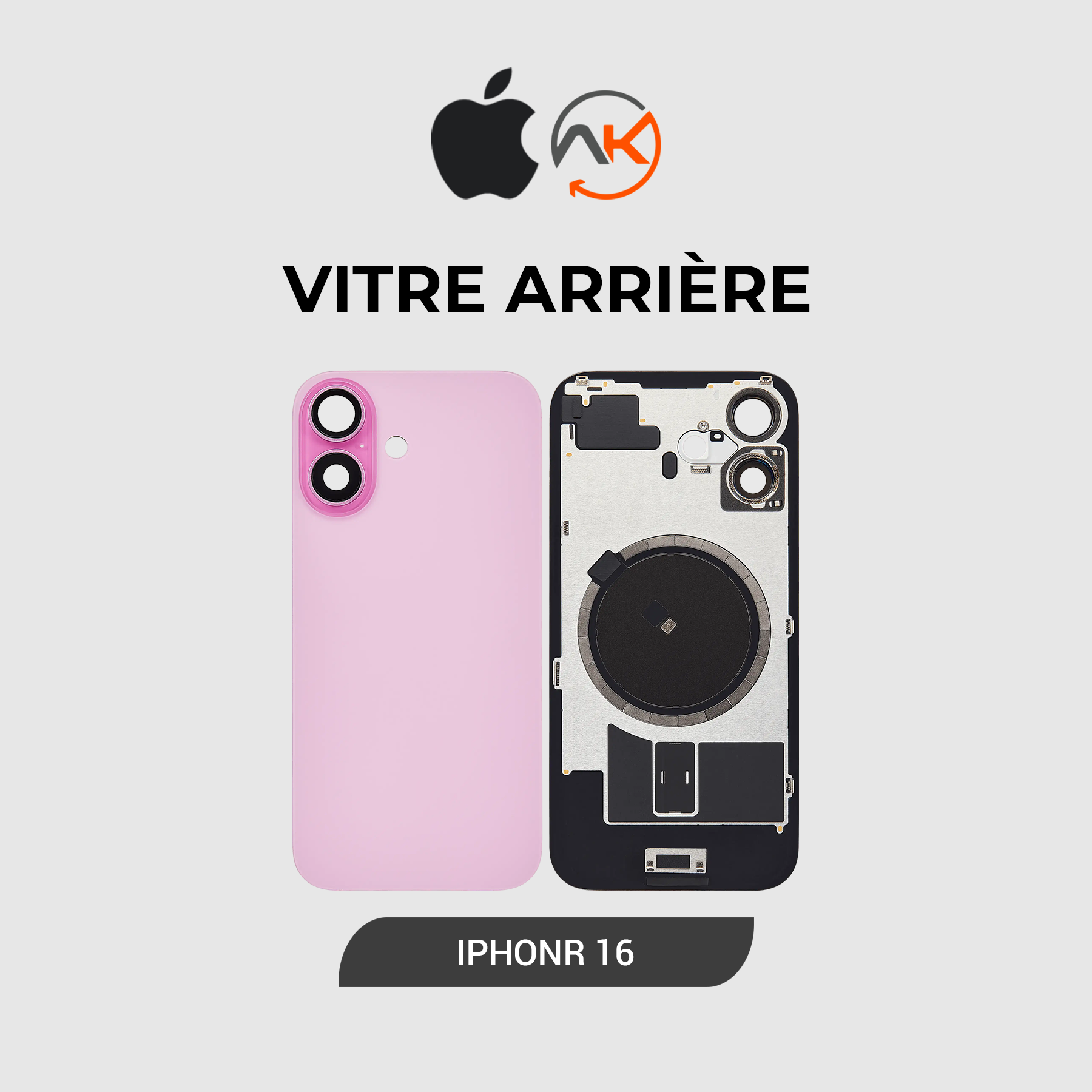 Back Glass Iphone 16