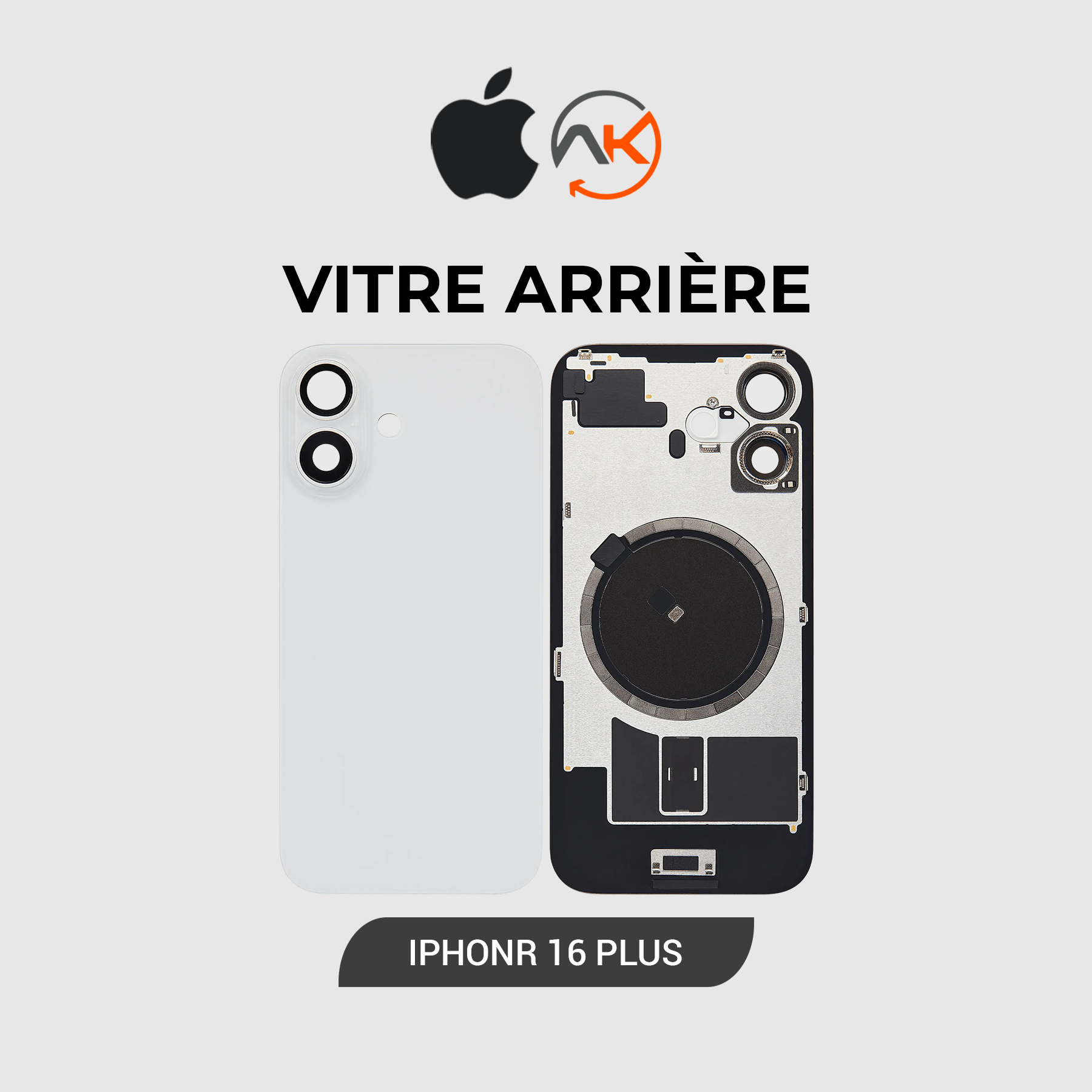 Back Glass Iphone 16 Plus