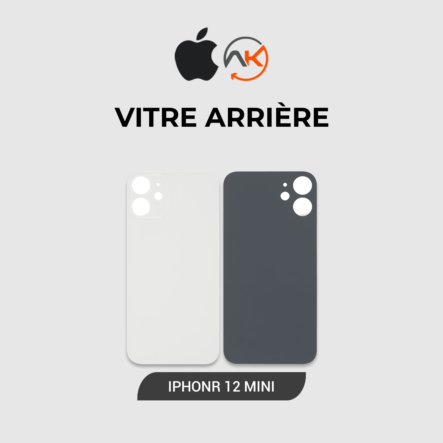 Back Glass Iphone 12 Mini